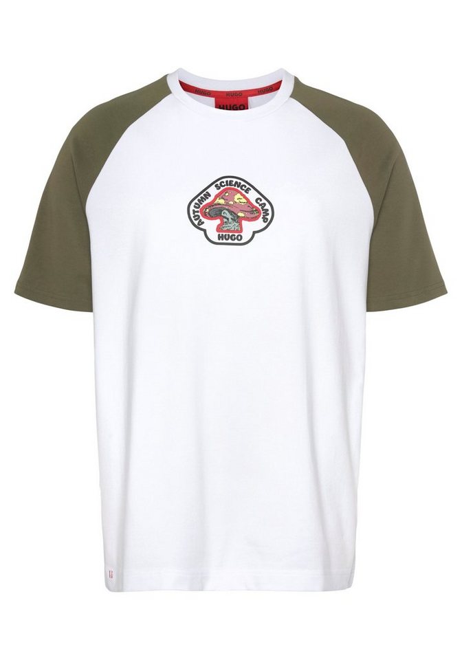 HUGO T-Shirt Mushroom T-Shirt mit speziellem Logodruck