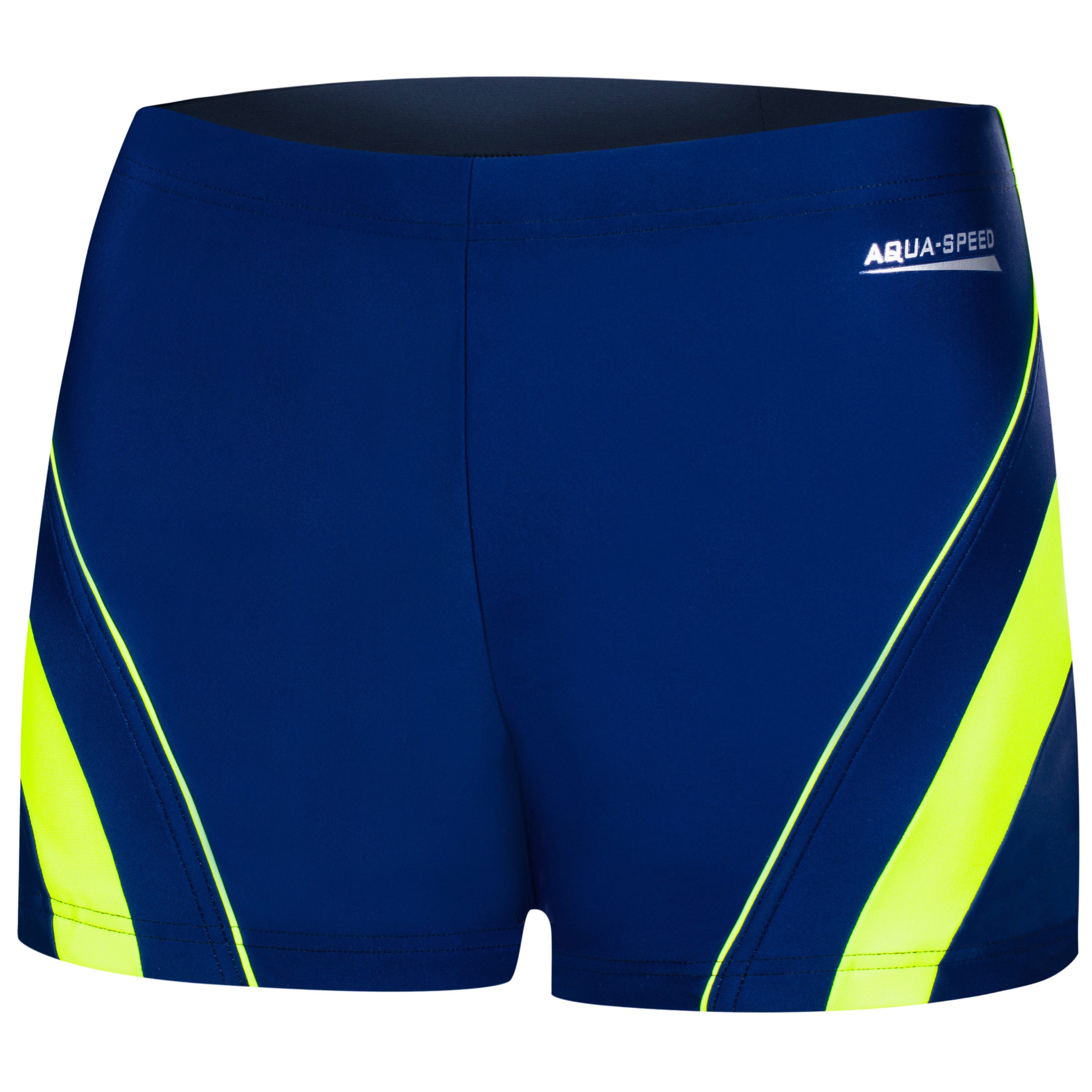 Aqua Speed Badehose Dennis Trainings Swim Boxer UV Schutz Black Red Größe X günstig online kaufen