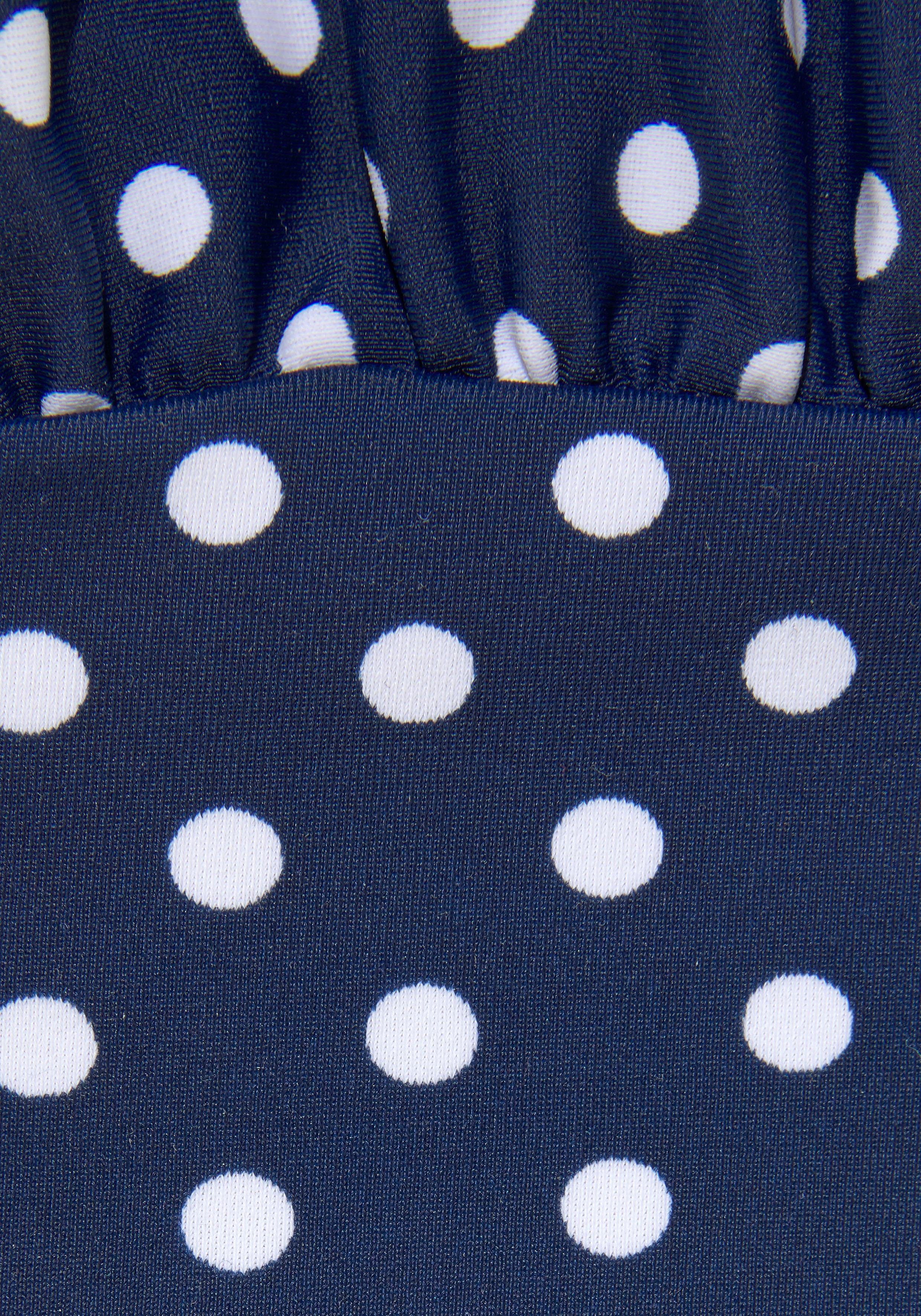 LASCANA Oversize-Tankini im modischen Pünktchen-Design