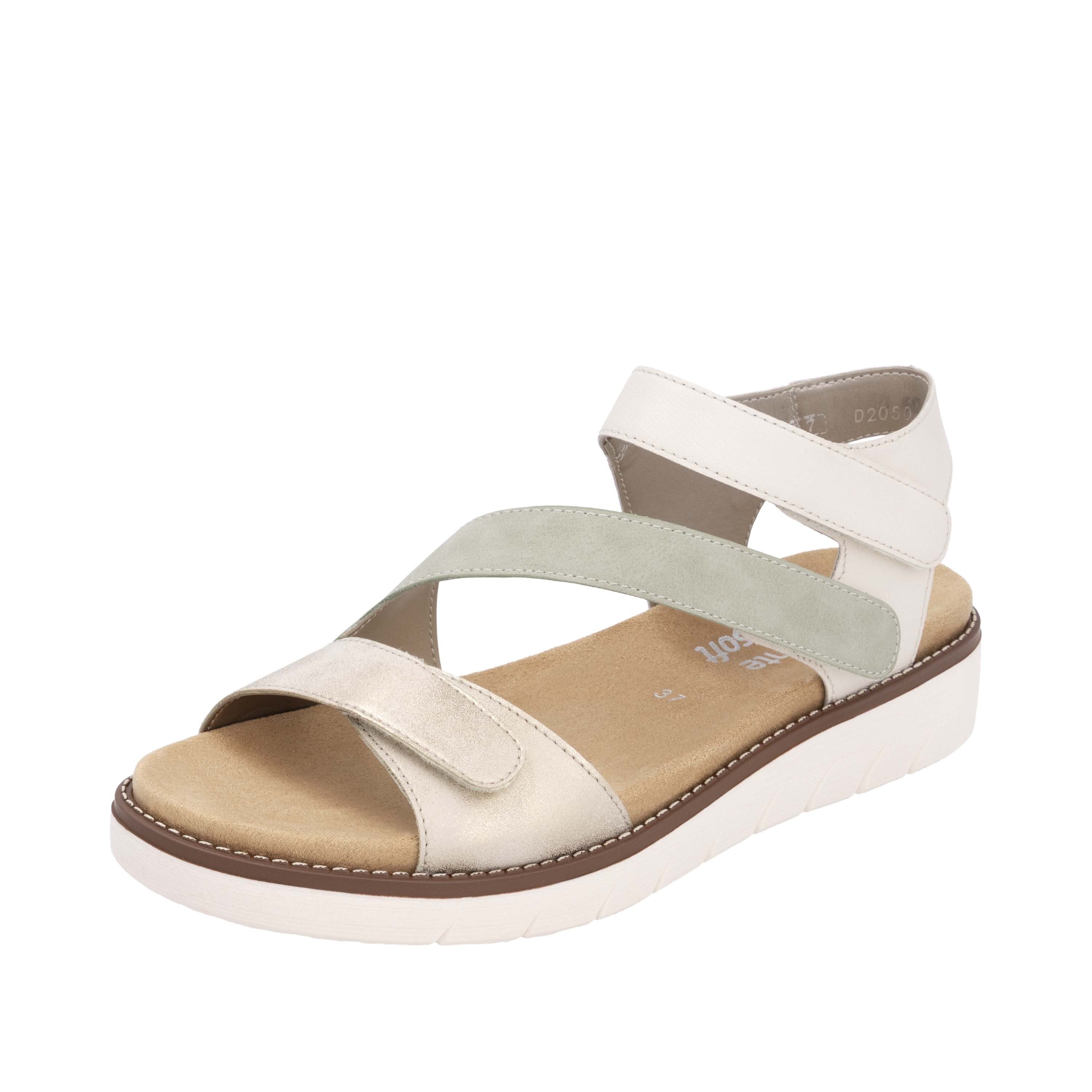 Remonte Sandale Sommerschuh, Klettschuh, Sandalette, Riemchensandale mit Softfußbett