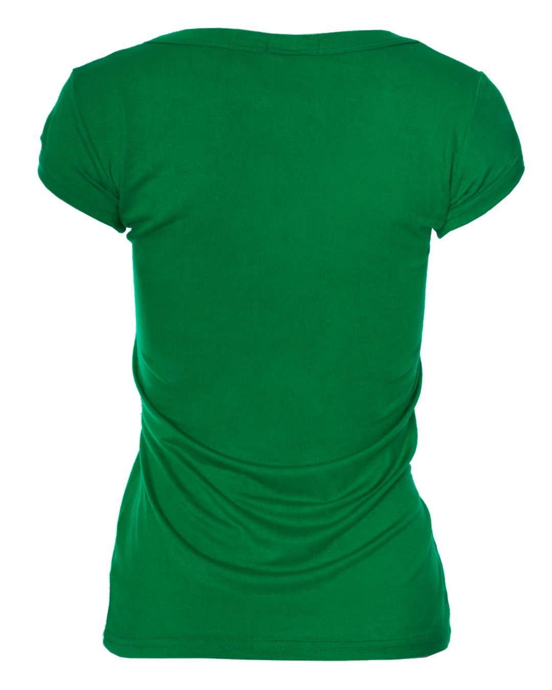 Muse T-Shirt Basic Kurzarm T-Shirt 1001 Skinny grün Fit