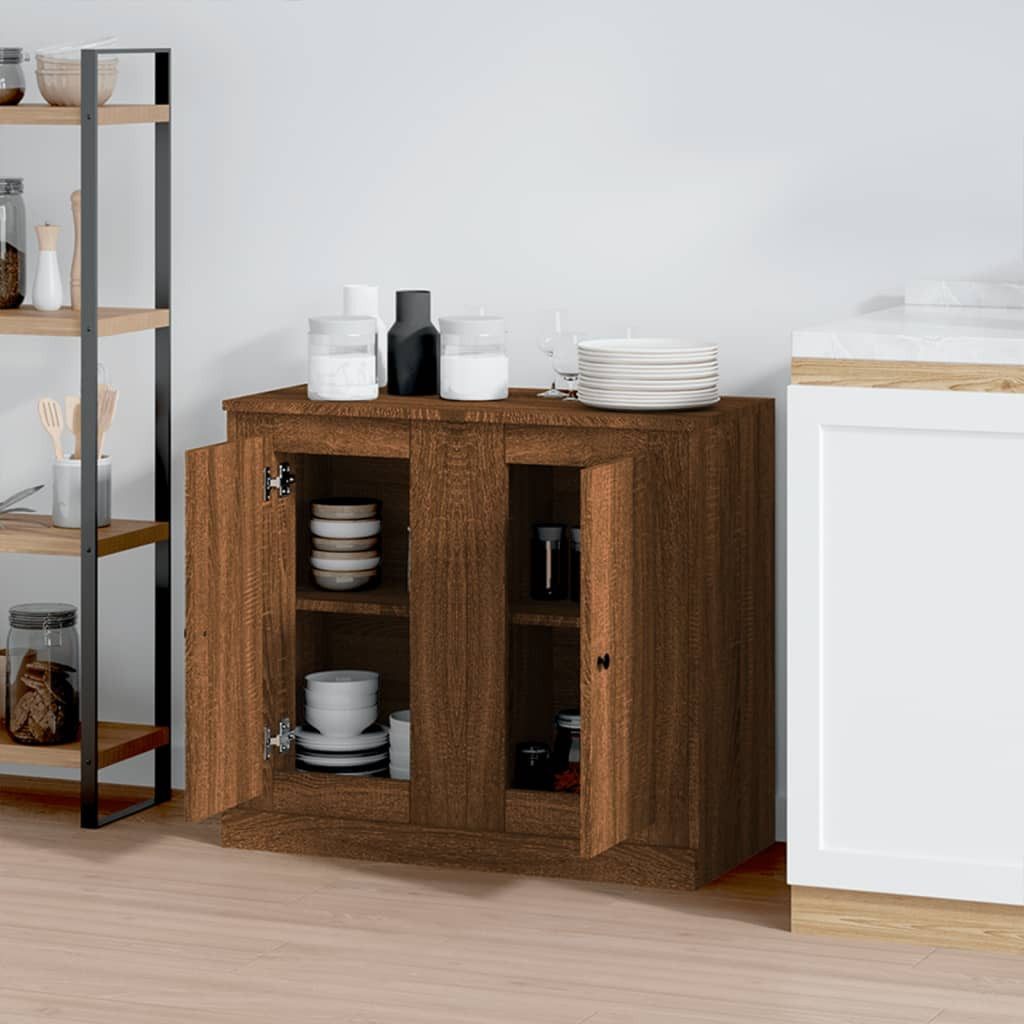 vidaXL Sideboard Sideboards 2 Stk. Braun günstig online kaufen