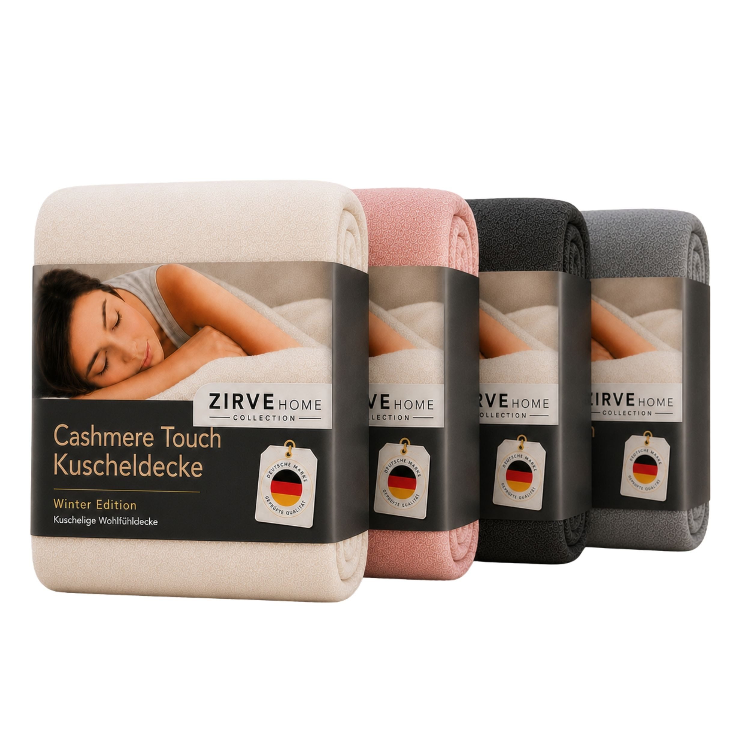 Wohndecke Kuscheldecke, ZIRVEHOME, CashmereTouch Wohndecke Fleece decke Kuschelig weich & Flauschig – Bild 2 von 5