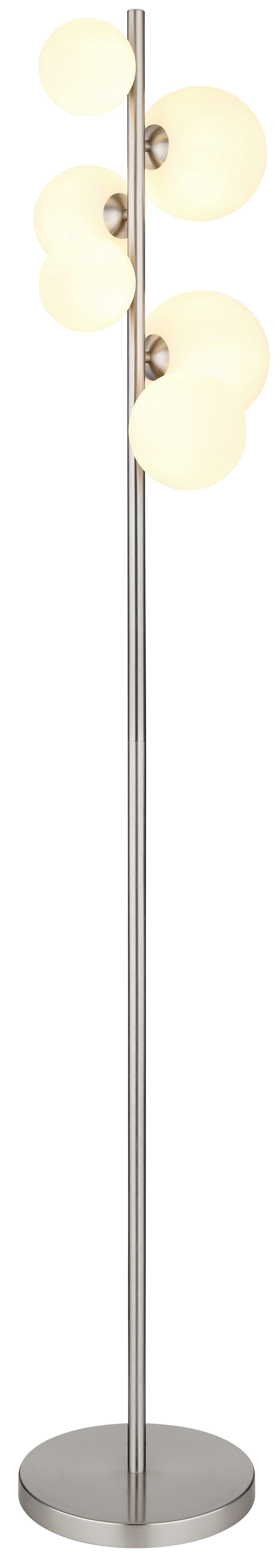 GLOBO LIGHTING Stehlampe RIHA, Leuchtmittel wechselbar, Warmweiß, Stehleuchte/Wohnzimmer/Schlafzimmer/Flur