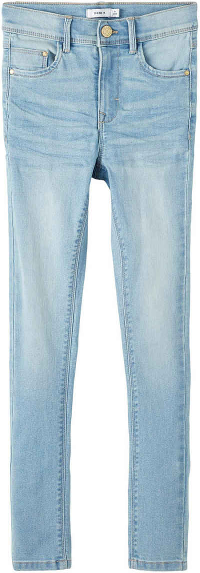 Name It Skinny-fit-Jeans »NKFPOLLY DNMTHRIS HW PANT PB«
