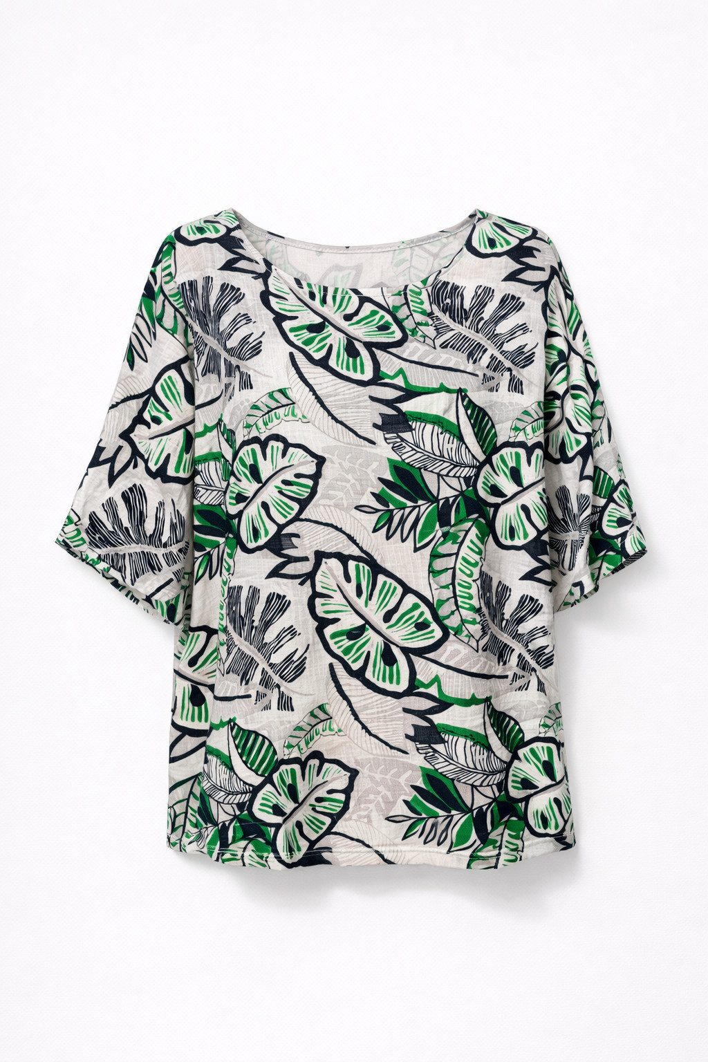 Kurzarmbluse - Bluse - Blusenshirt Damen - Baumwollshirt - Shirtbluse