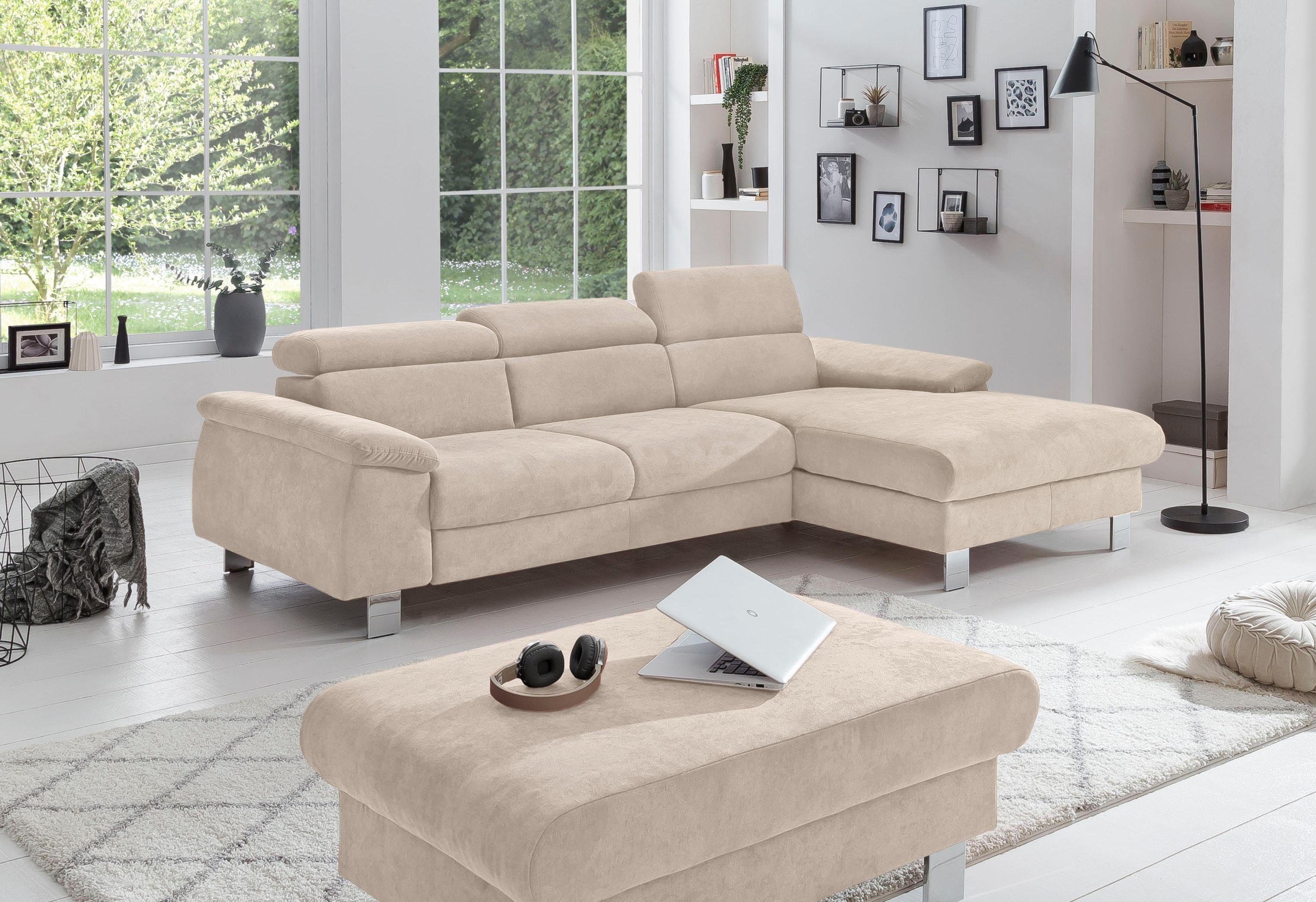 COTTA Polstergarnitur Komaris L-Form, (Set), Set bestehend aus: Ecksofa mit günstig online kaufen