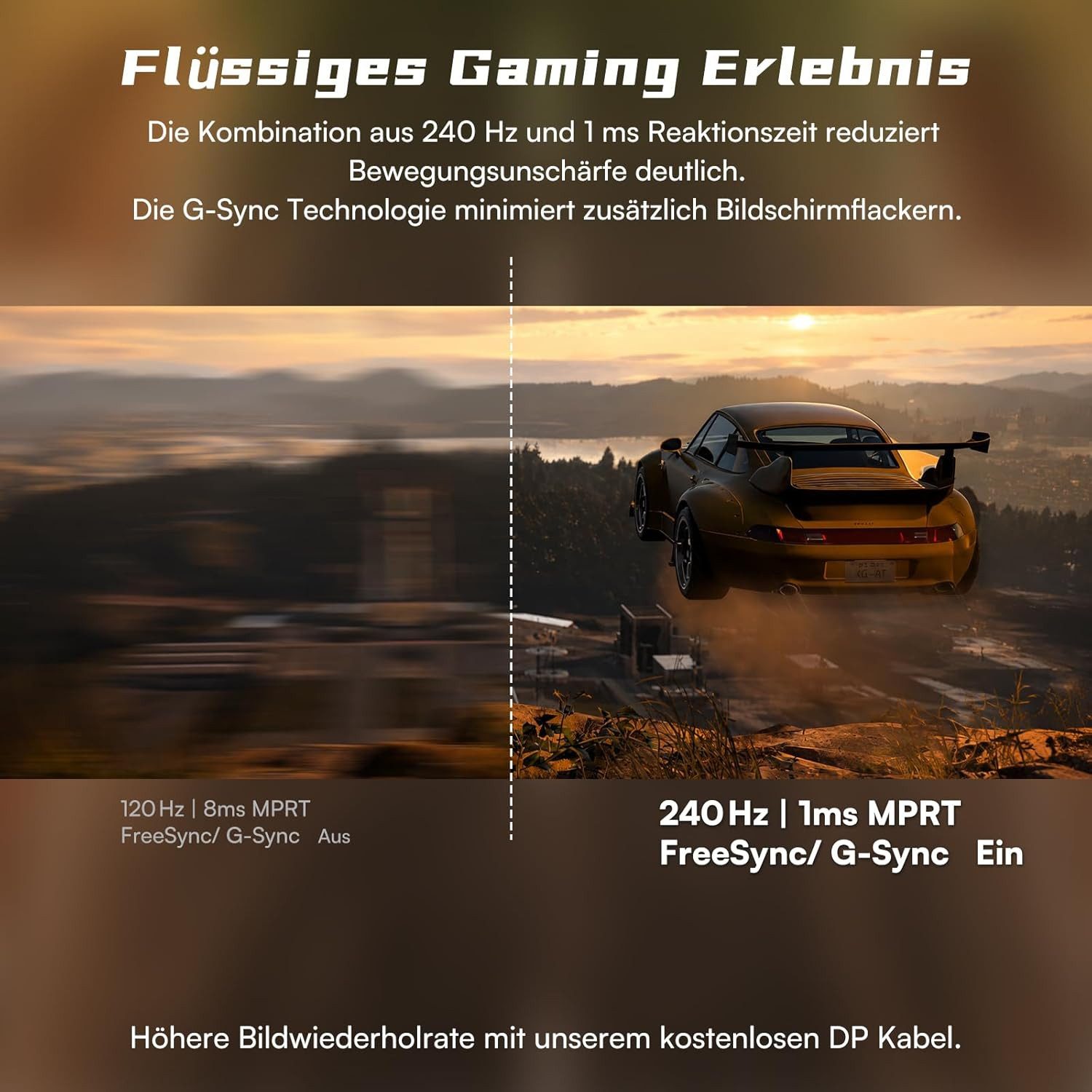 Great Voell 34 Zoll 4K UWQHD (3440x1440p), 240Hz, PIP/PBP, HDR10 Curved-Gaming-Monitor (86 cm/34 ", 3440 x 1440 px, UWQHD, 1 ms Reaktionszeit, 240 Hz, VA LED, HDR, PIP/PBP, 240Hz)
