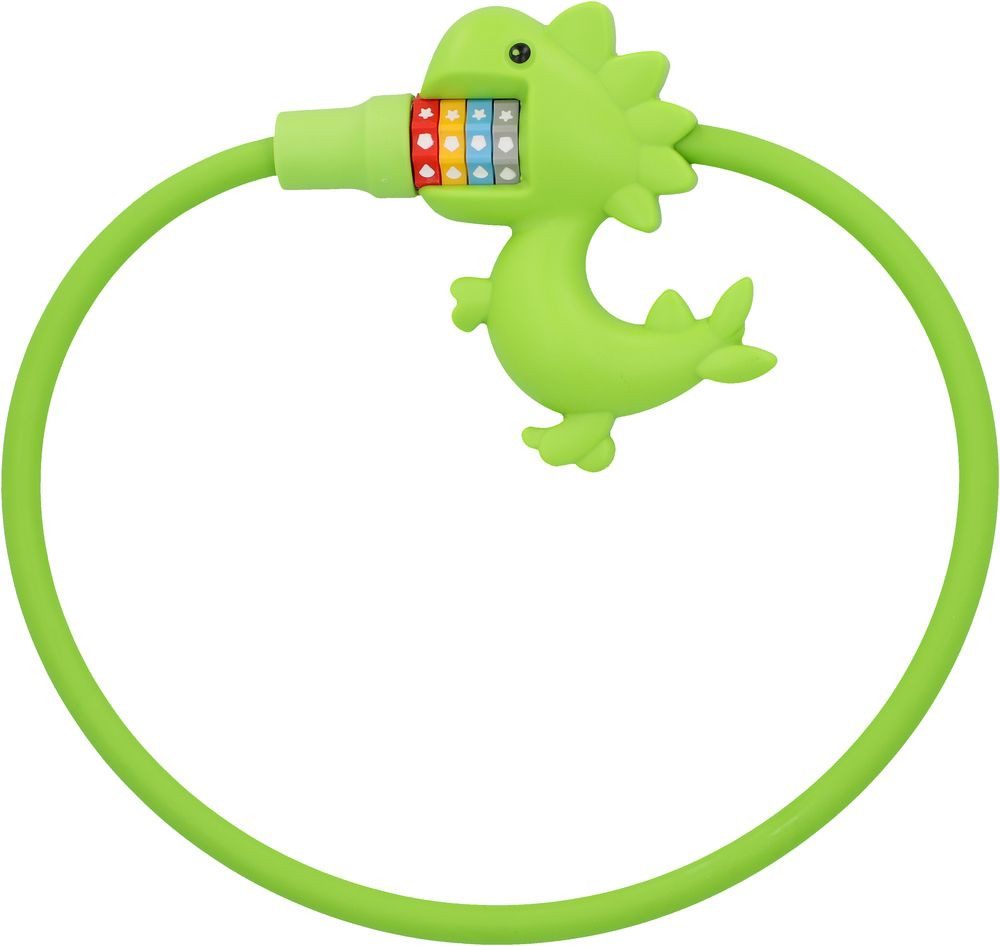 fischer Kettenschloss Fischer Kinder-Fahrradschloss Dinosaurier 60cm