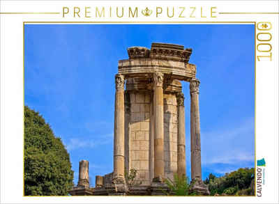 CALVENDO Puzzle CALVENDO Puzzle Tempel der Vesta auf dem Forum Romanum in Rom 1000 Teile Lege-Größe 64 x 48 cm Foto-Puzzle Bild von Elisabeth Schittenhelm, 1000 Puzzleteile