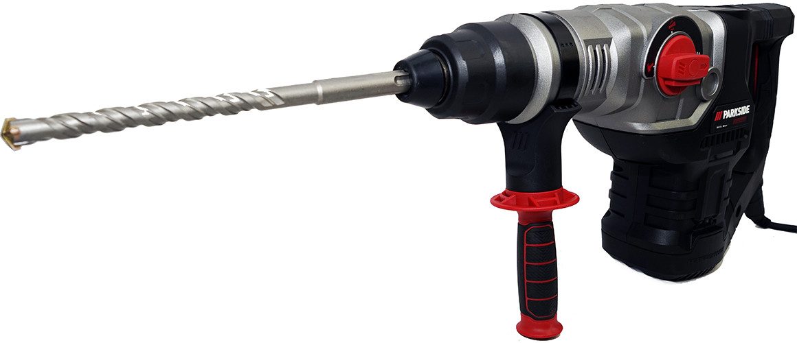 PARKSIDE PERFORMANCE® Bohrhammer Meißelhammer PPBH 1600 A1, 1600W, 25 Joule, SDSmax inkl. Zollstock, 230 V