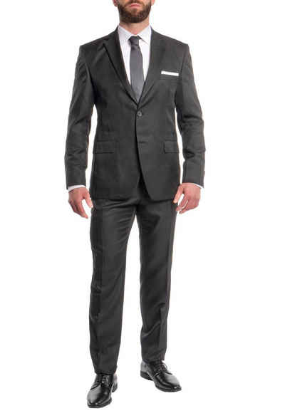 Hirschthal Anzug »Herren Business Anzug Regular-Fit« (2-tlg) im eleganten Look, Herren, hochwertige Verarbeitung