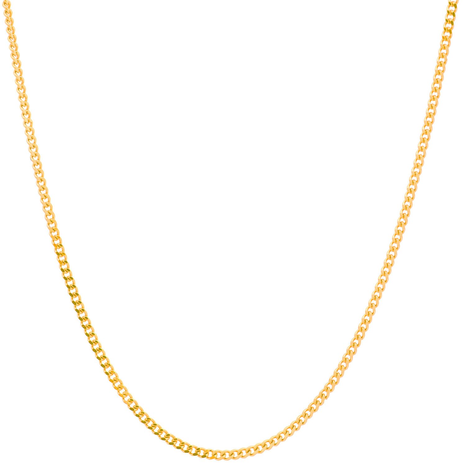 Panzerkette Goldkette Panzerkette Länge 36cm - Breite 0,8mm - 333-8 Karat Gold