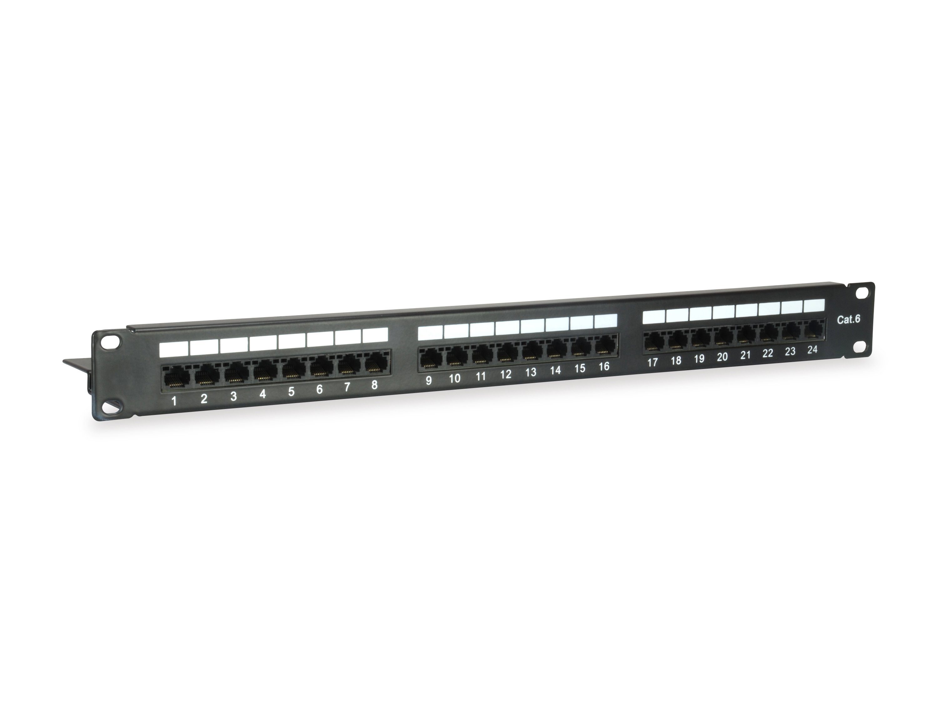 Equip Patchpanel 24x RJ45 Cat6 - 19" 1HE Netzwerk Panel