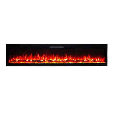 GLOW FIRE Elektrokamin »Inside 182 Elektro Einbaukamin«, täuschend echte Flamme mit Heizung, 3 Dekorationen