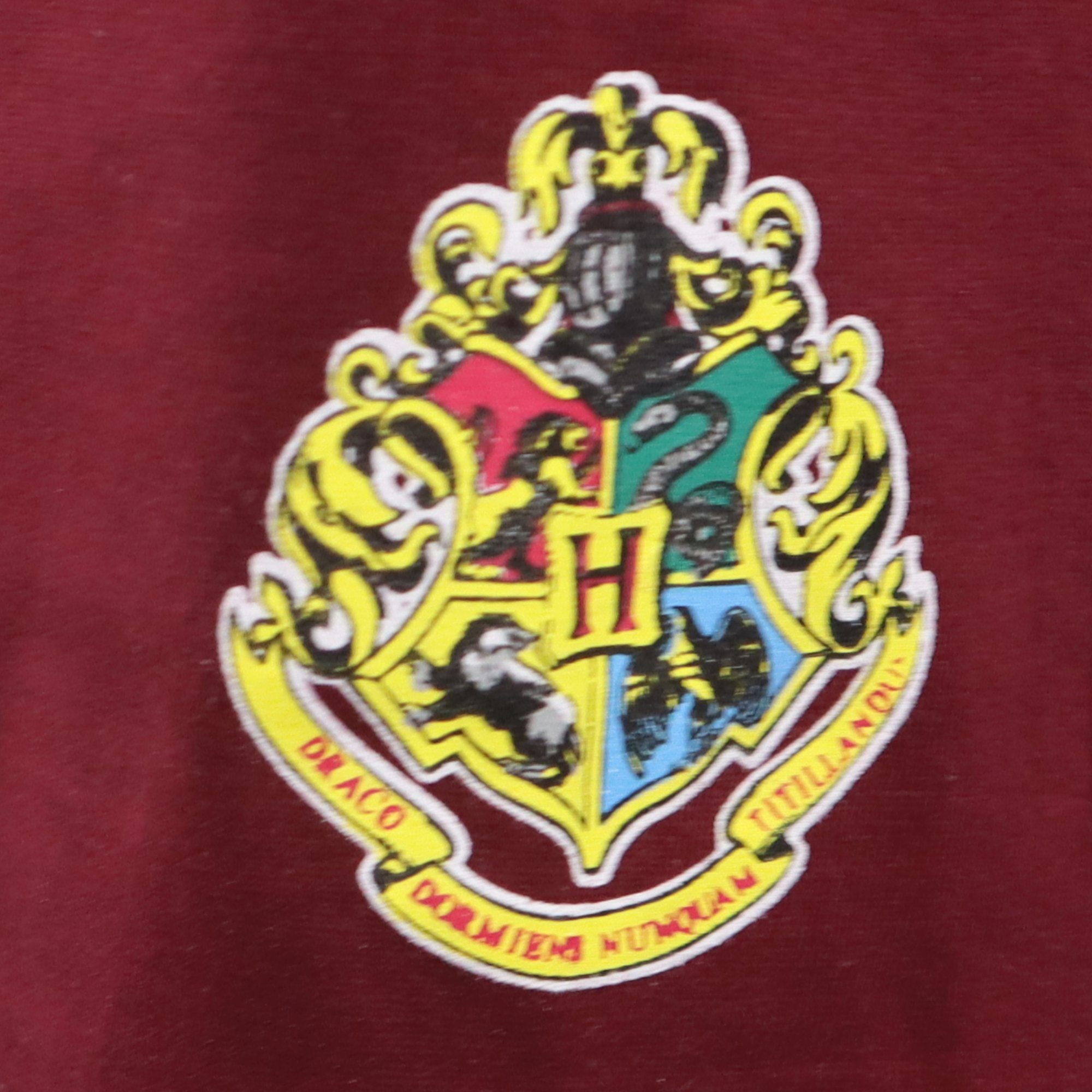 Harry Potter Schlafanzug Harry Potter Platform 9 3/4 kurzarm Pyjama Shirt Shorts Gr. 134 bis 164, Braun oder Weiß 100% Baumwolle – Bild 3 von 5