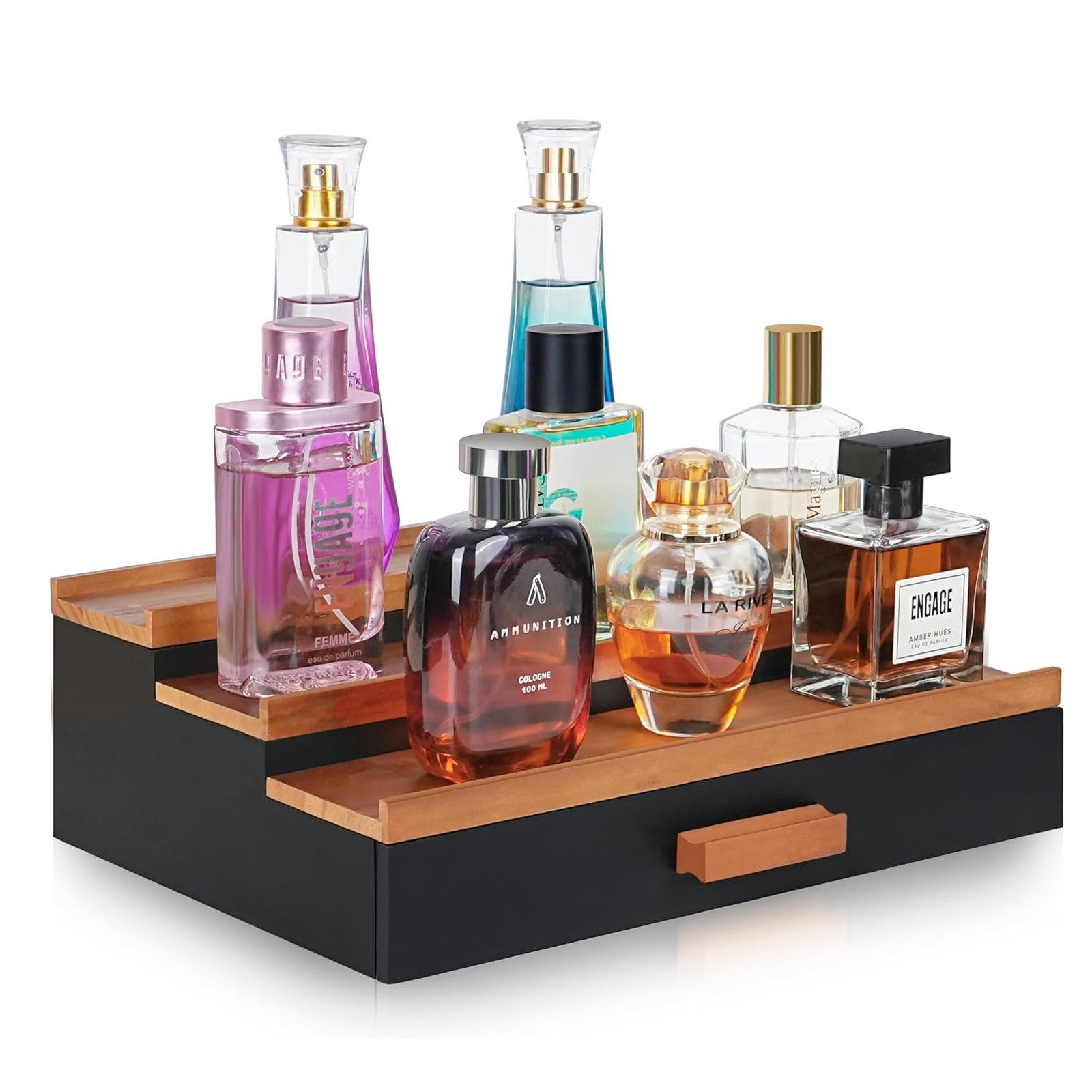 BlingBin Make-Up Organizer Parfüm Organizer,Holz Parfümständer,3 stufige Er günstig online kaufen
