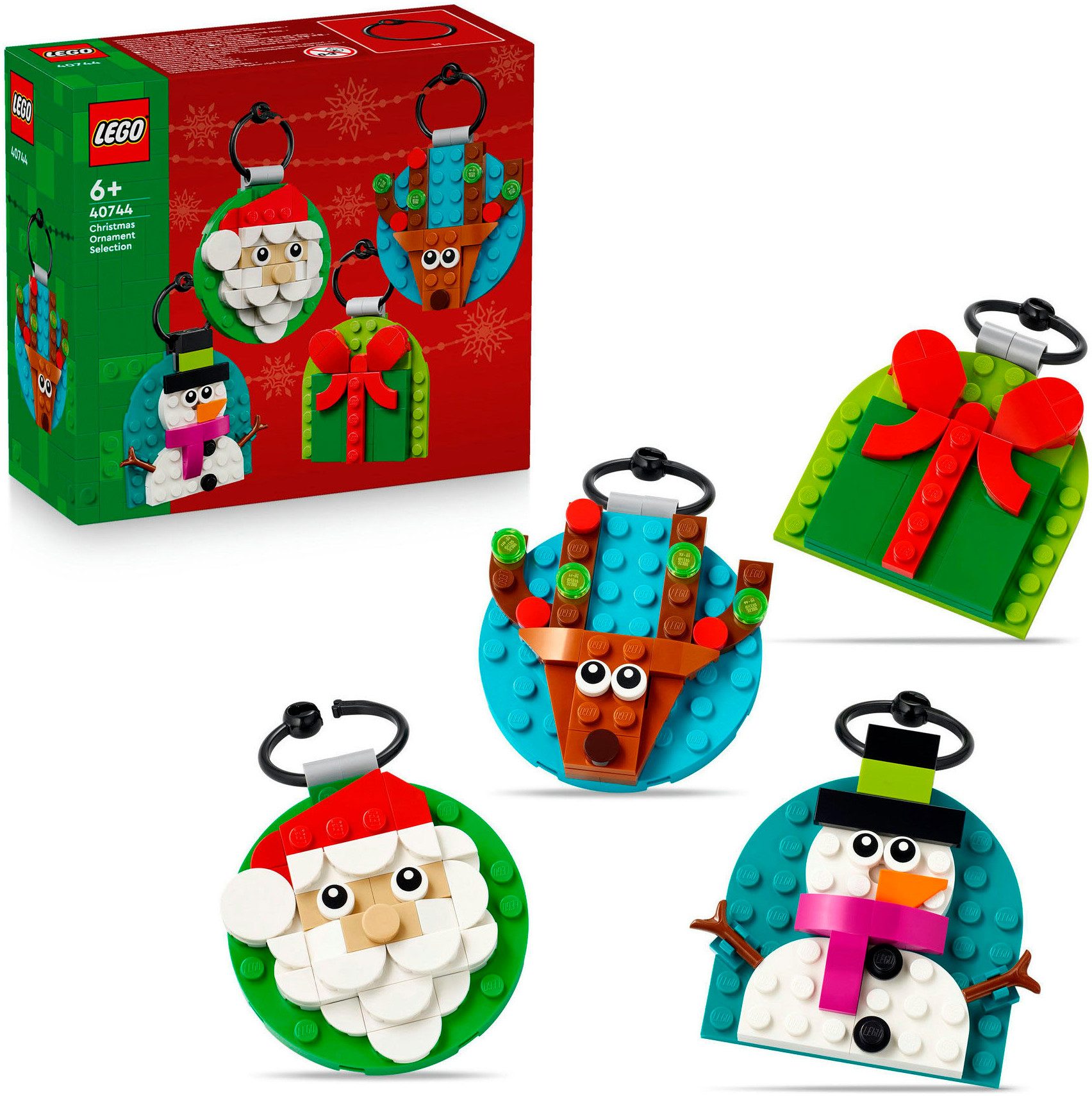 LEGO® Verschiedene Christbaumanhänger (40744), LEGO Iconic günstig online kaufen