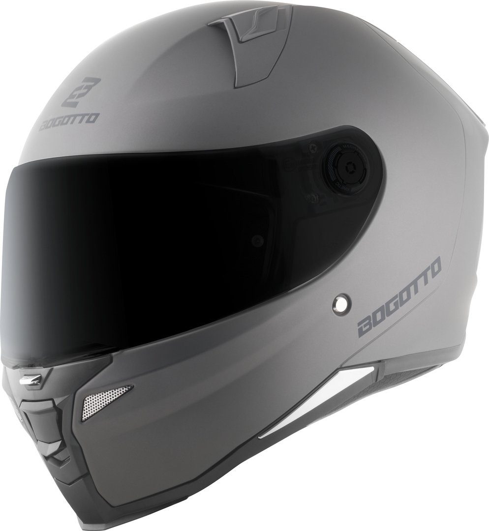 Bogotto Motorradhelm FF110B Helm, reflektierende, Pinlock, Schnellwechselvisier, Ratschenverschluss, E