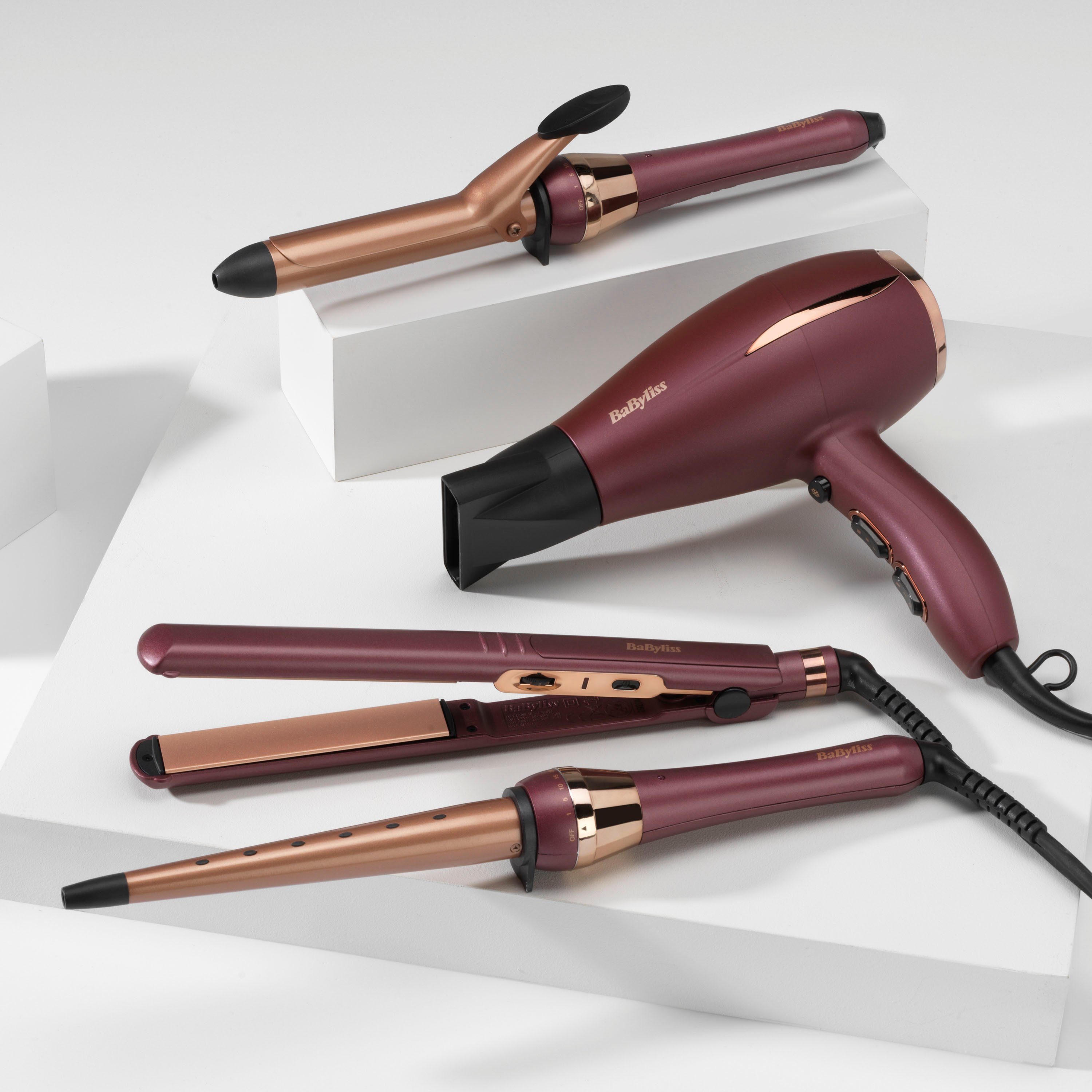 Tong, Keramik-Beschichtung Berry Crush BaByliss Lockenstab