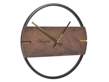 Waidzeit Austria Wanduhr Novum (30cm, Holz mit Metallrahmen)