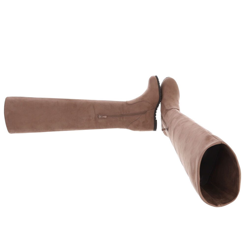 Ital-Design Elegante Overknee-Stiefel mit Wedge für günstig online kaufen