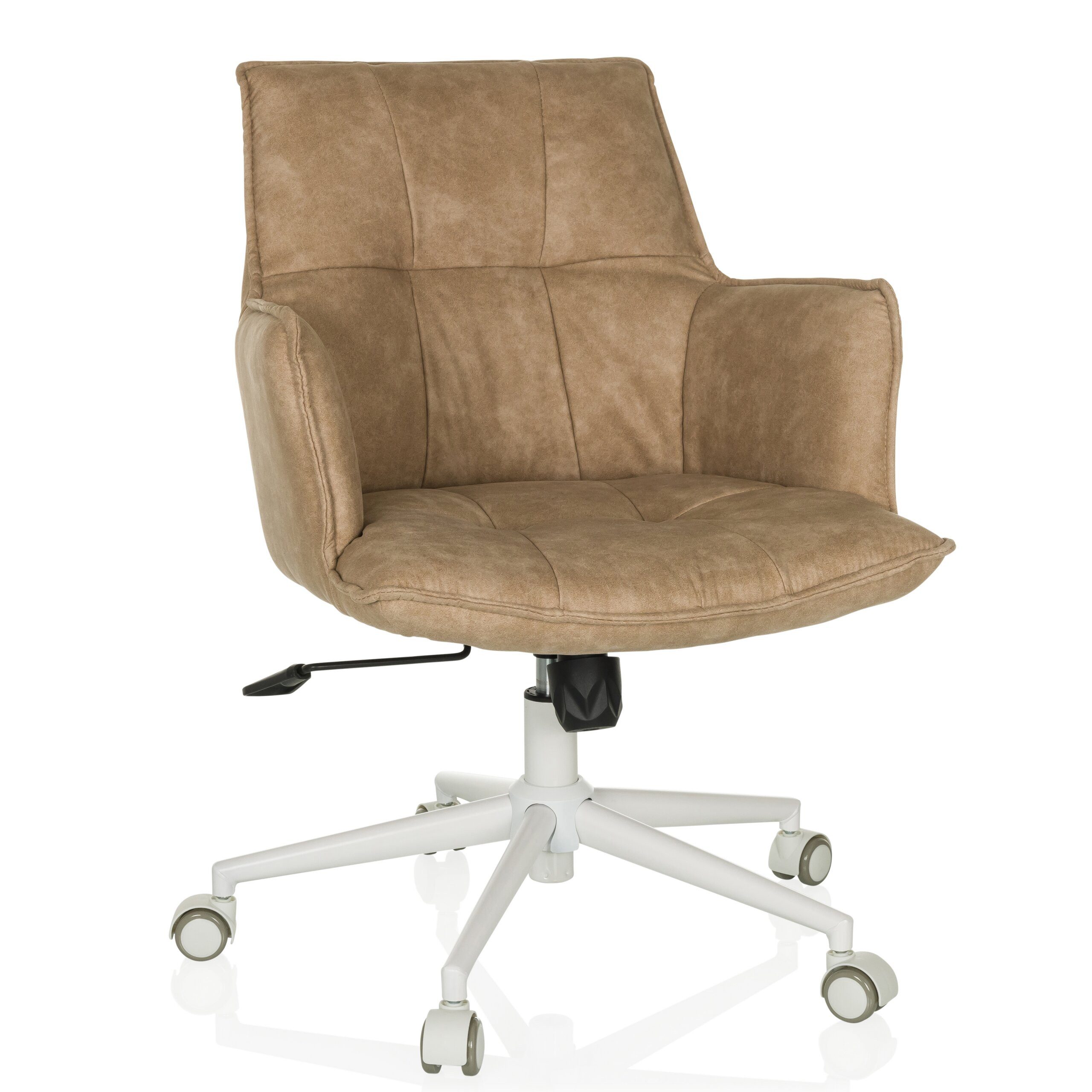 hjh LIVING Drehstuhl Home Office Bürostuhl Solao Life W Stoff (1 St), Schreibtischsessel, Drehbarer Schreibtischstuhl