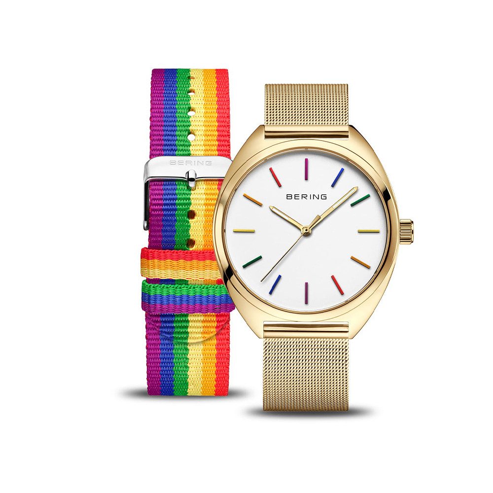 Bering Quarzuhr Bering Classic gold glänzend 127220-40-334 127220-40-334, Bering Classic gold glänzend 127220-40-334
