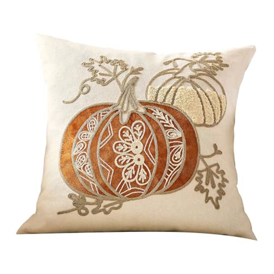 CLTYQ Kissenbezug Herbstdeko Kissenbezug 45x45 cm, Herbst Deko Stickerei Ki günstig online kaufen