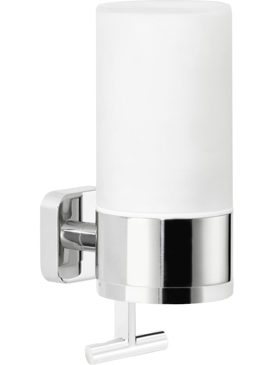 tesa Seifenschale tesa Seifenspender Elegaant Metall und Milchglas