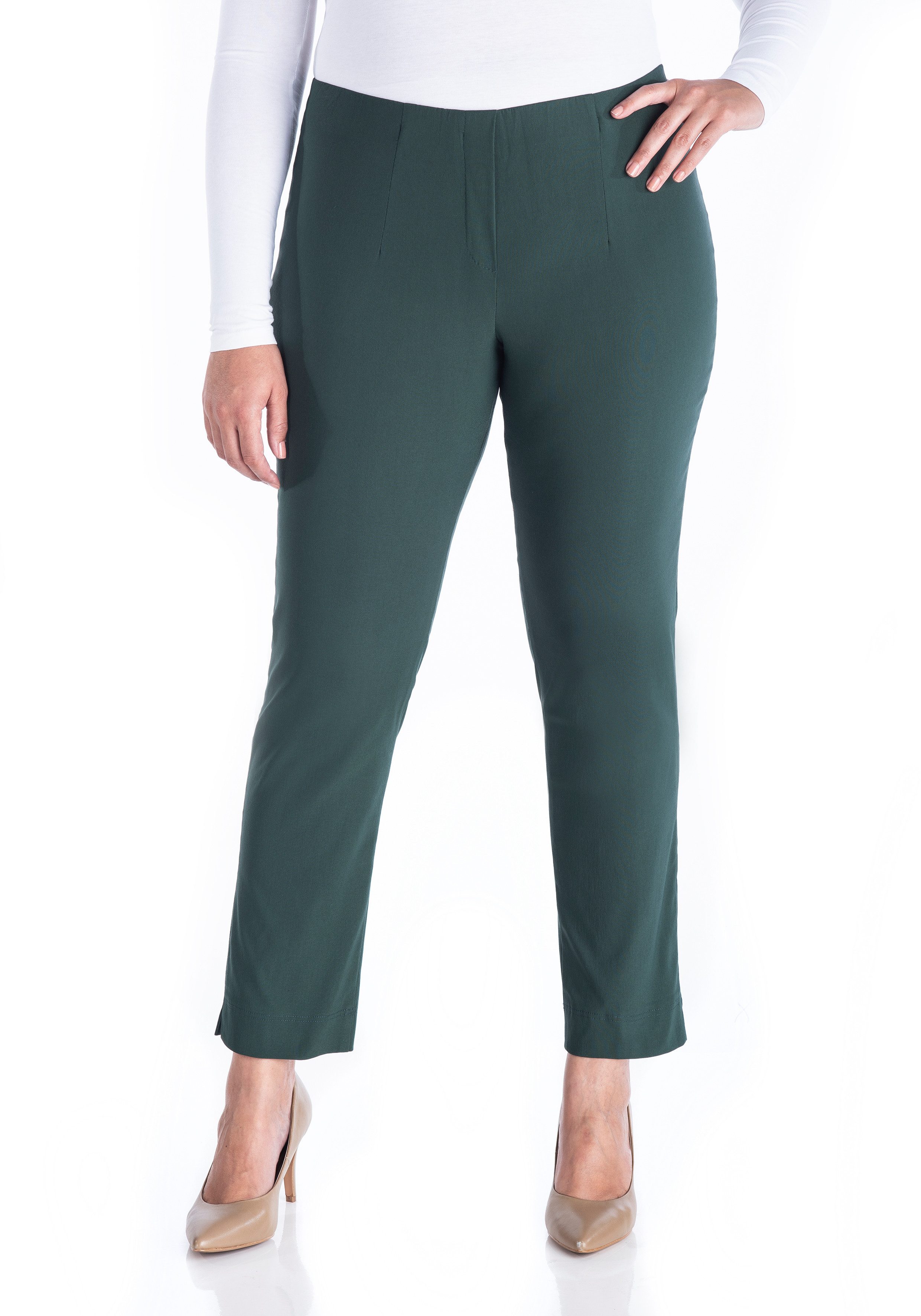 KjBRAND Stoffhose Susie XS Ankle Bengaline Sommerhose mit Schlupfbund günstig online kaufen