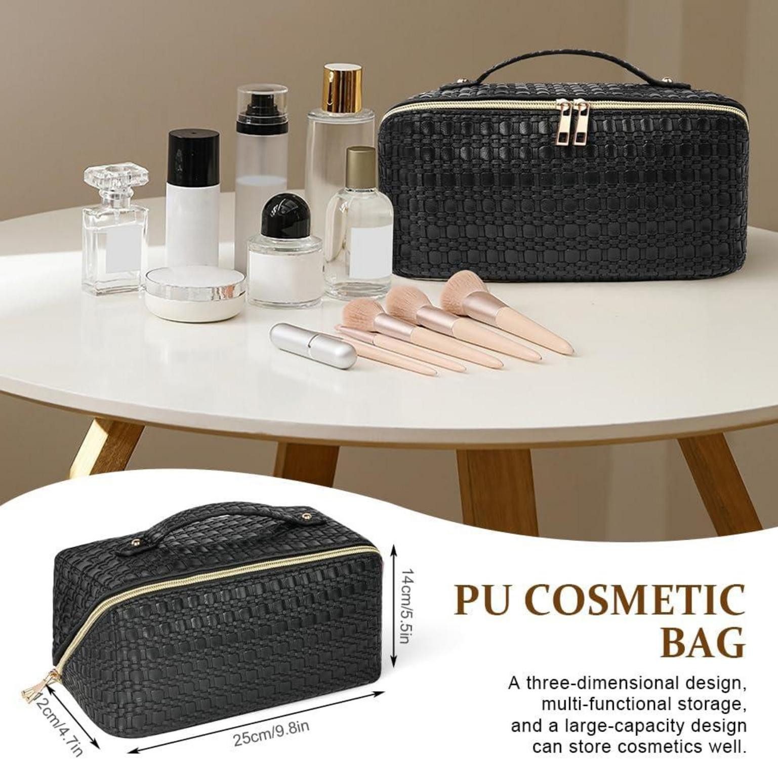 LuxusKollektion Kosmetiktasche Reise Kosmetiktasche PU Leder günstig online kaufen
