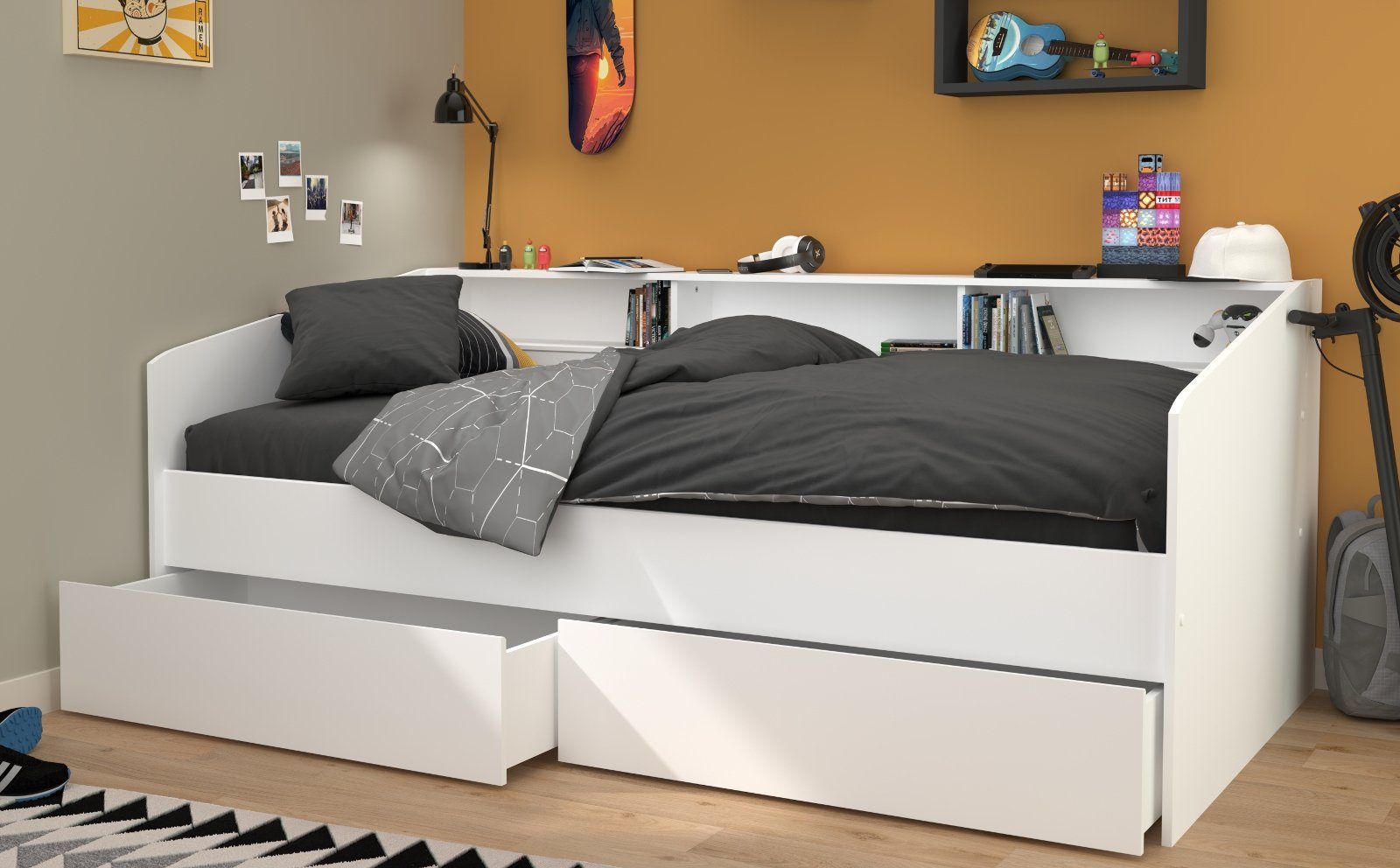 Parisot Stauraumbett Sleep (Kinderbett in weiß, günstig online kaufen