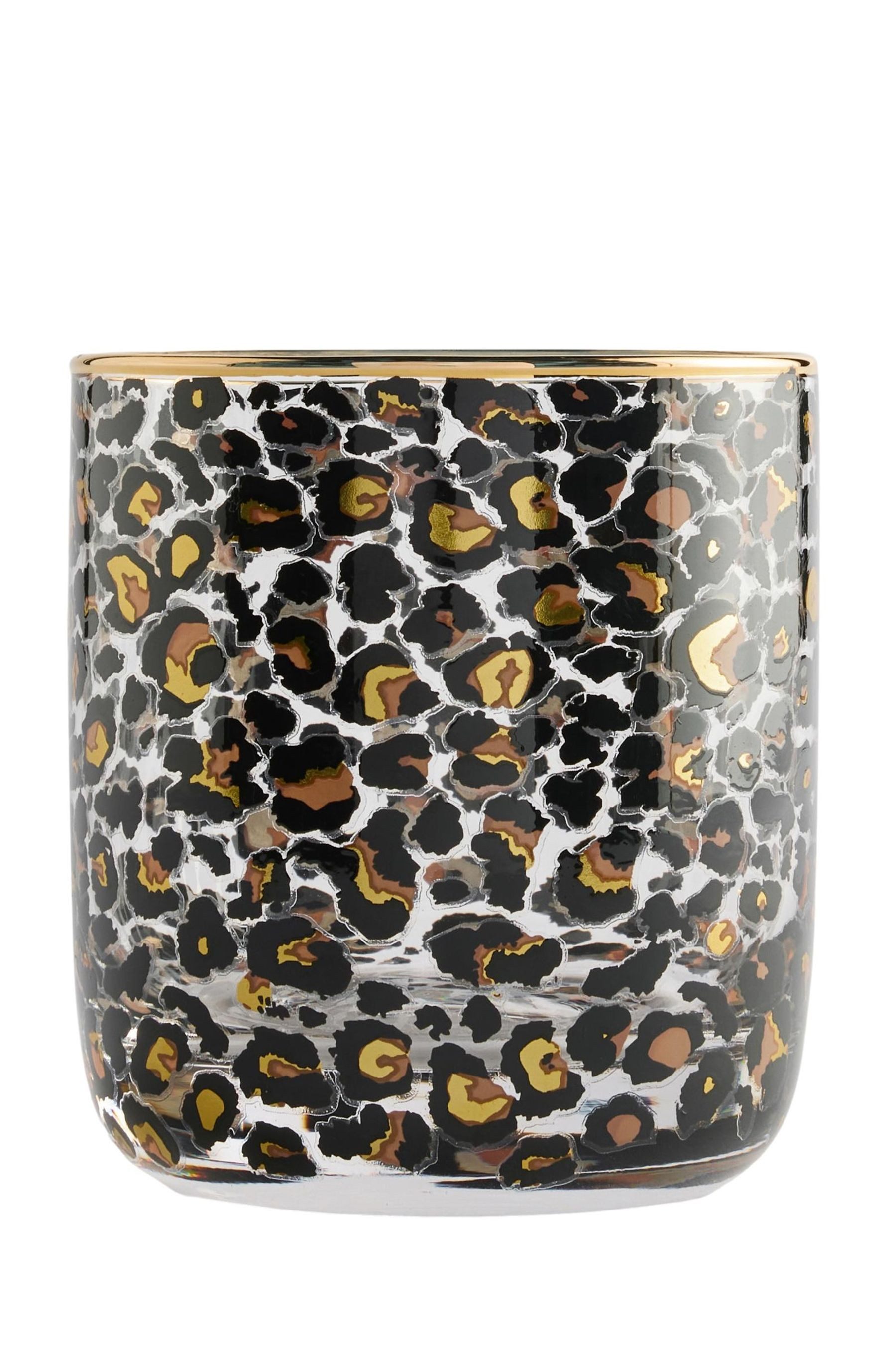 Next Tumbler-Glas 4er-Set Trinkgläser mit Leoparden-Print, 4-tlg., Glas