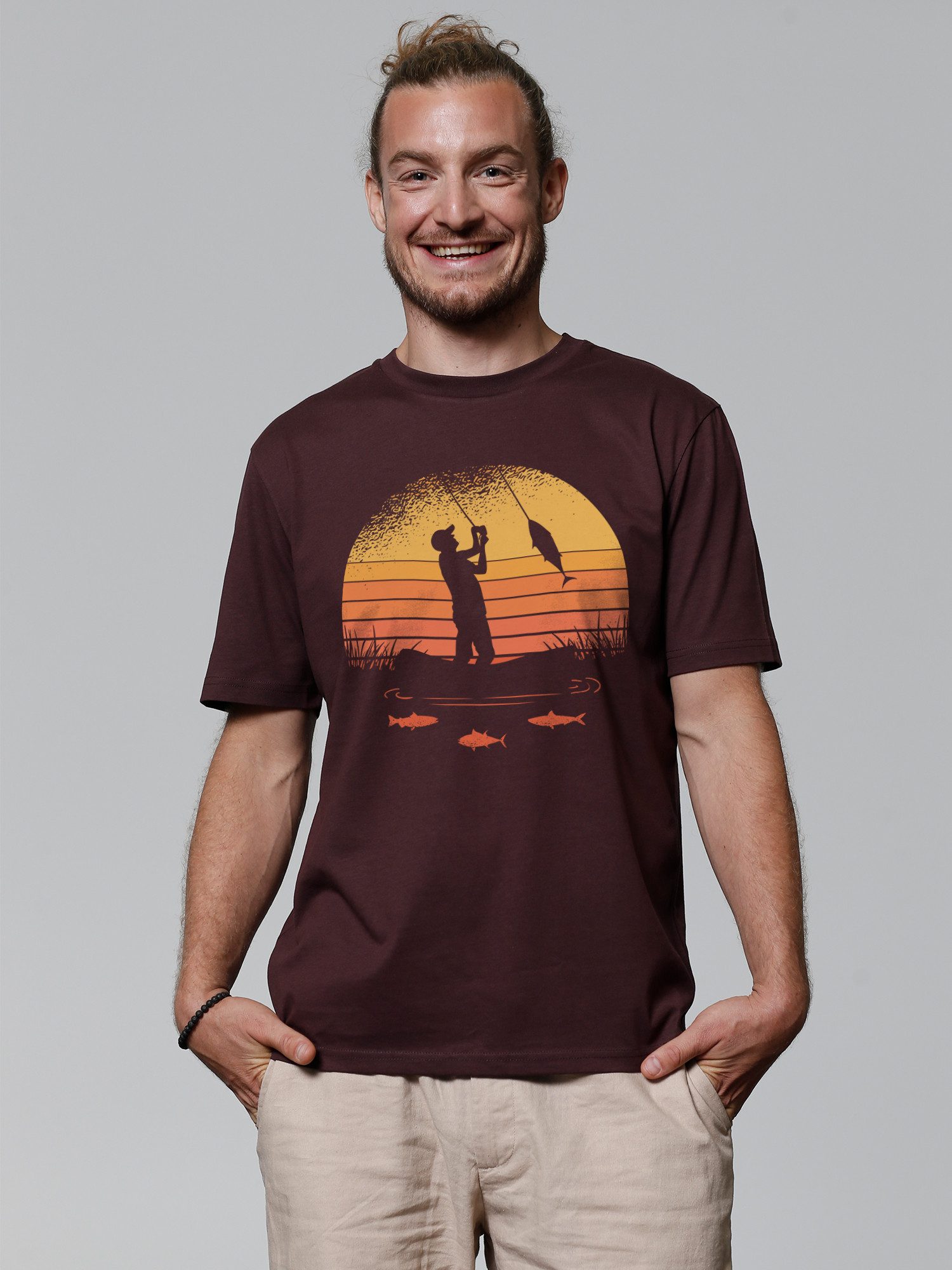 wat? Apparel T-Shirt Angler