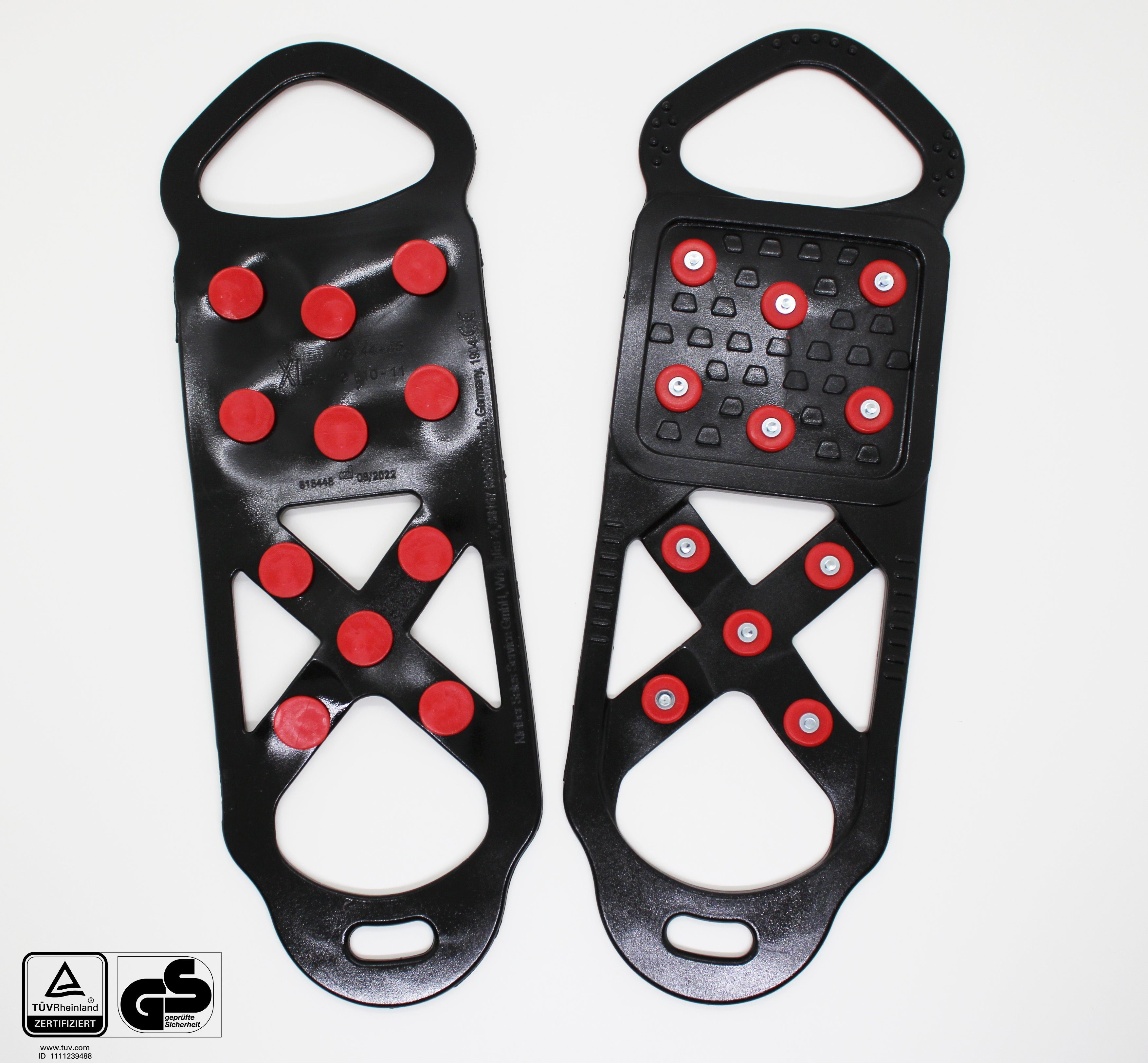 KLEIBER Spikes Schuhspikes sicherer Halt auf vereisten Wegen und Schnee, TÜV geprüft