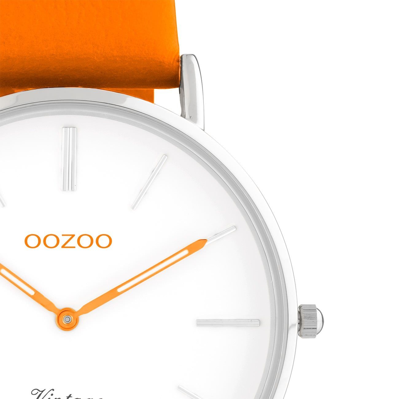 OOZOO Quarzuhr Oozoo Damen Armbanduhr Vintage Series, (Analoguhr), Damenuhr rund, groß (ca. 40mm) Lederarmband, Fashion-Style