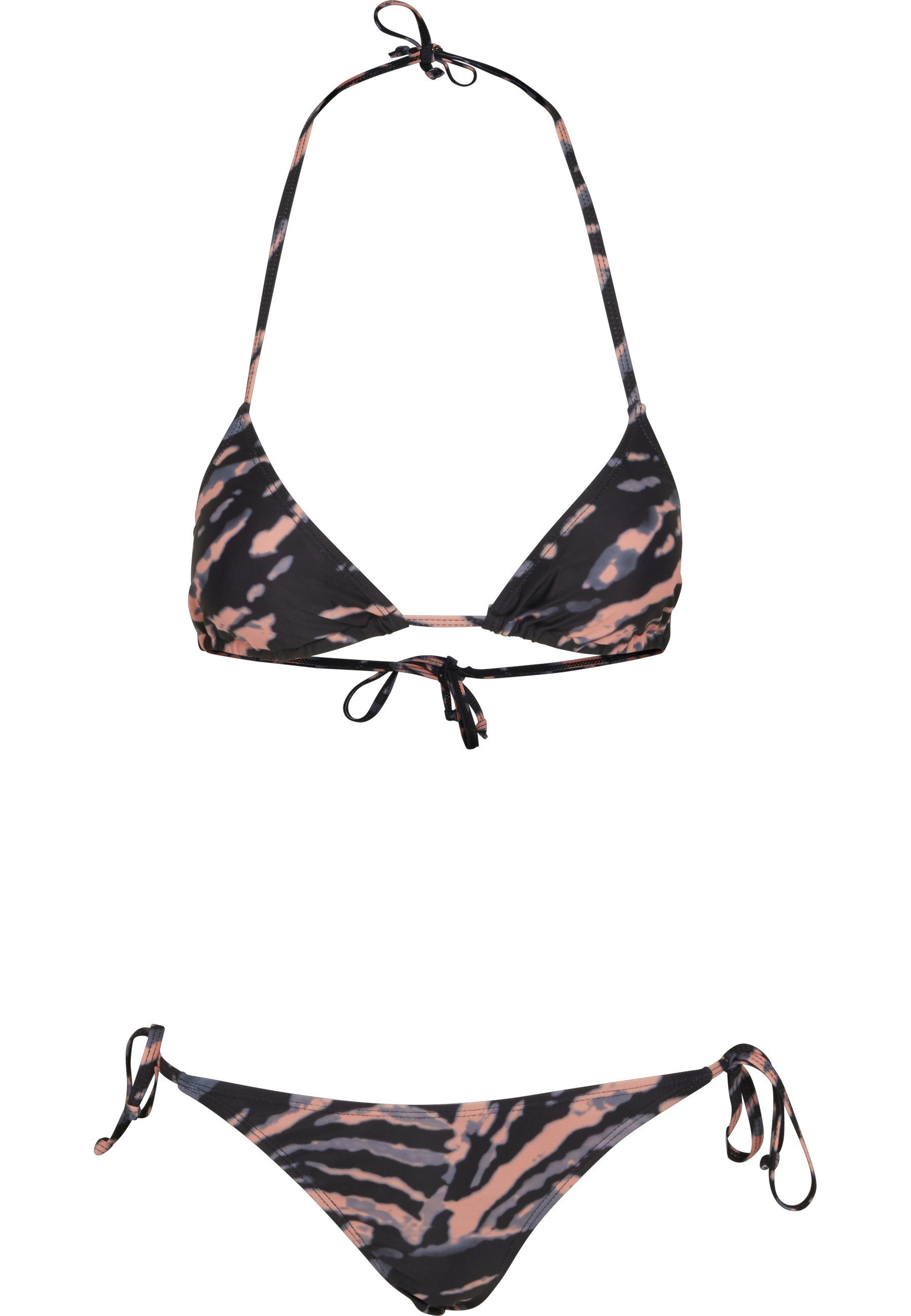 URBAN CLASSICS Bügel-Bikini Urban Classics Damen Ladies Tie Dye Bikini