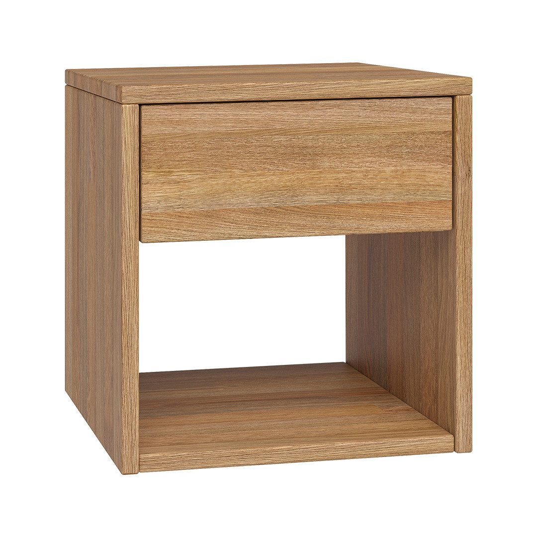 skølm Nachttisch Floki, aus Eiche Massivholz, mit Schublade günstig online kaufen