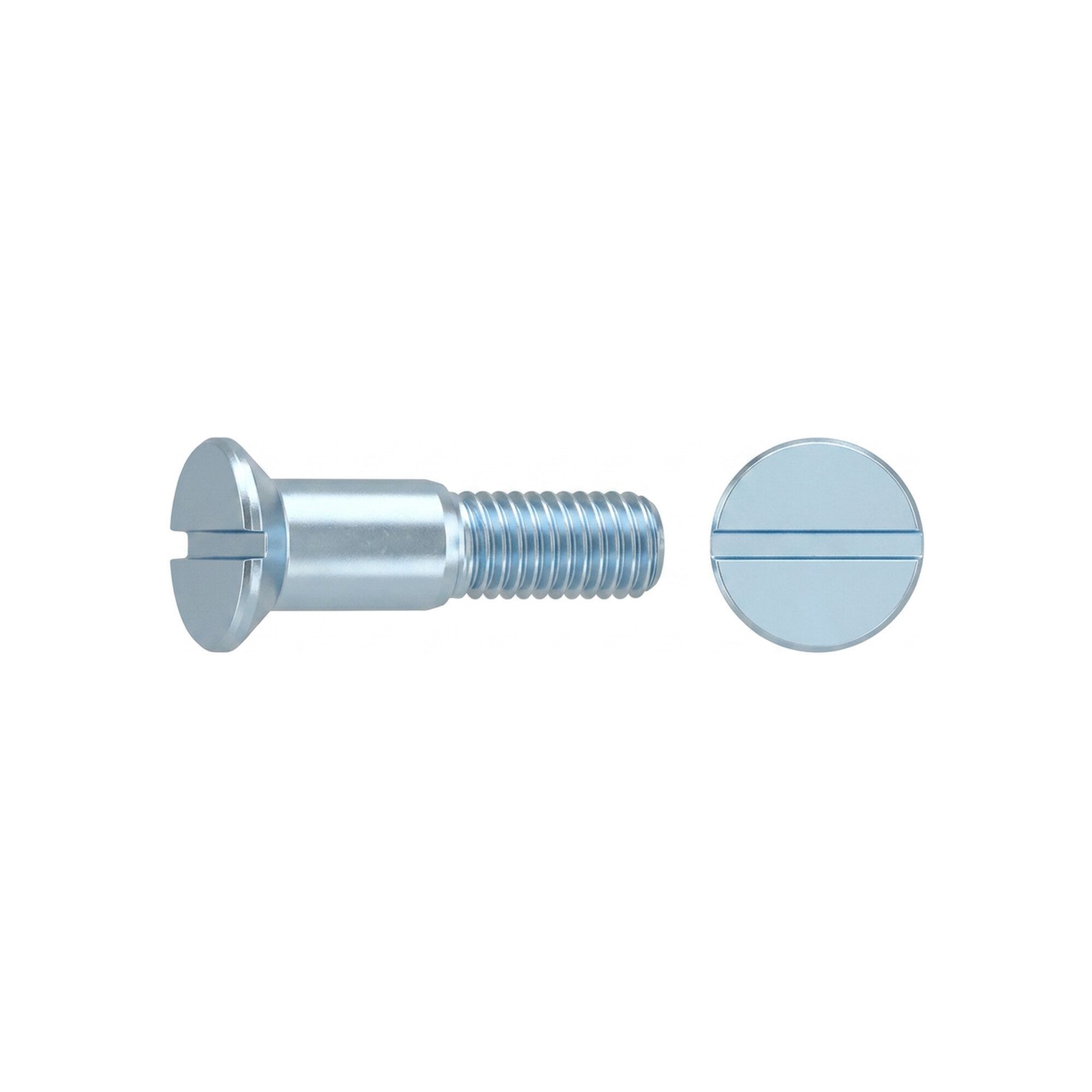 Contorion Schraube DIN 923 Flachkopfschrauben 4.8/5.8 M 3 x 6 galvanisch verzinkt gal Zn