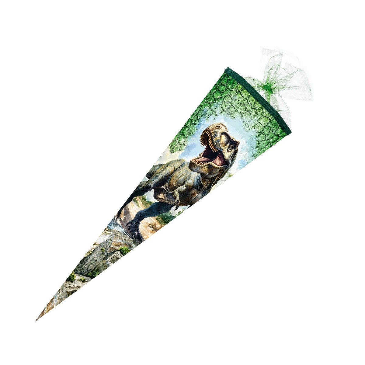 Nestler Schultüte Nestler Schultüte Dino Rex 85cm mit Tüllverschluss