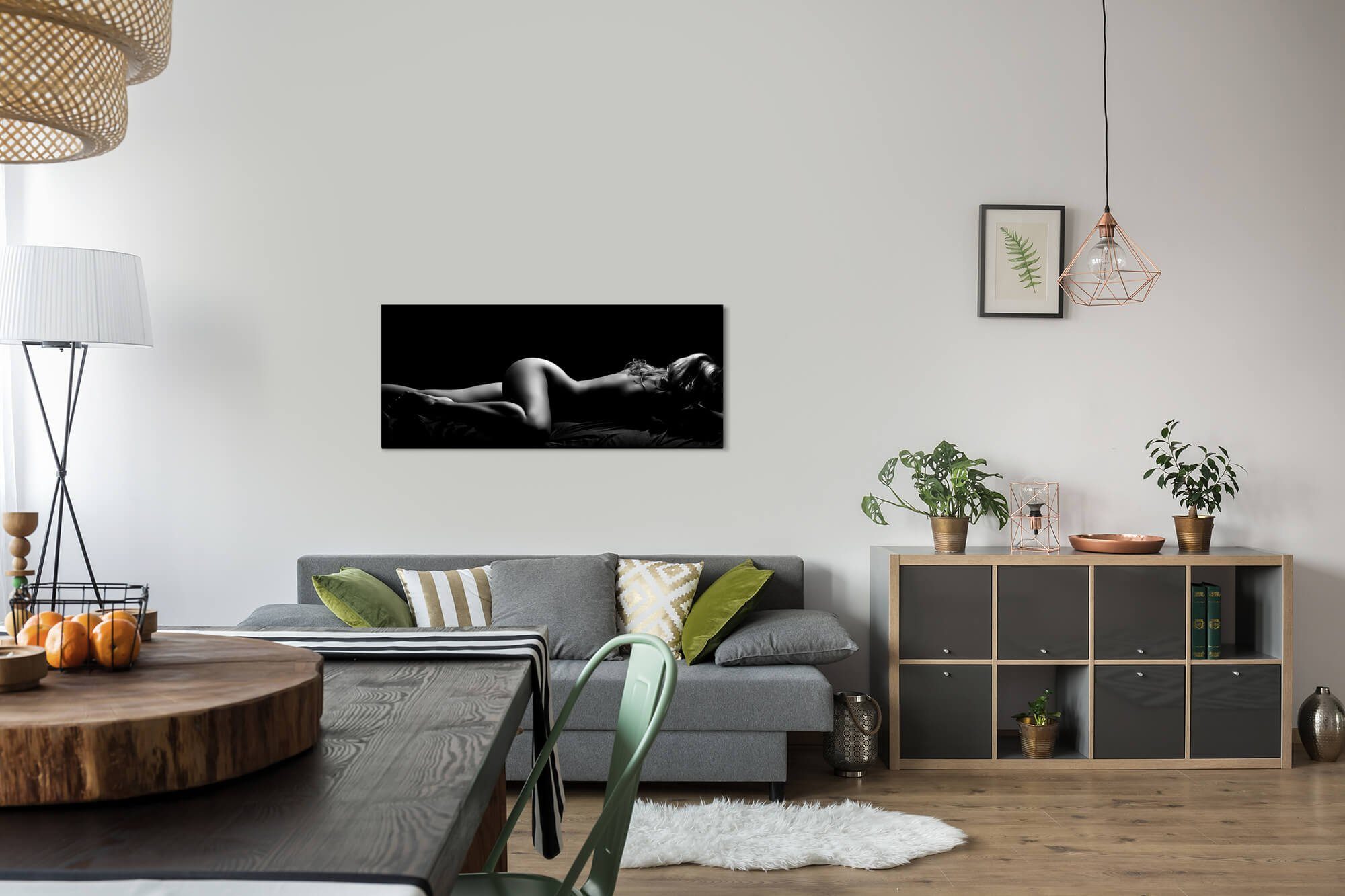 Sinus Art Leinwandbild Nackte Frau im günstig online kaufen