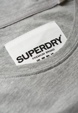 Superdry T-Shirt Superdry T-Shirt Damen PREMIUM BRAND REFLECTION PORTLAND Grey Marl