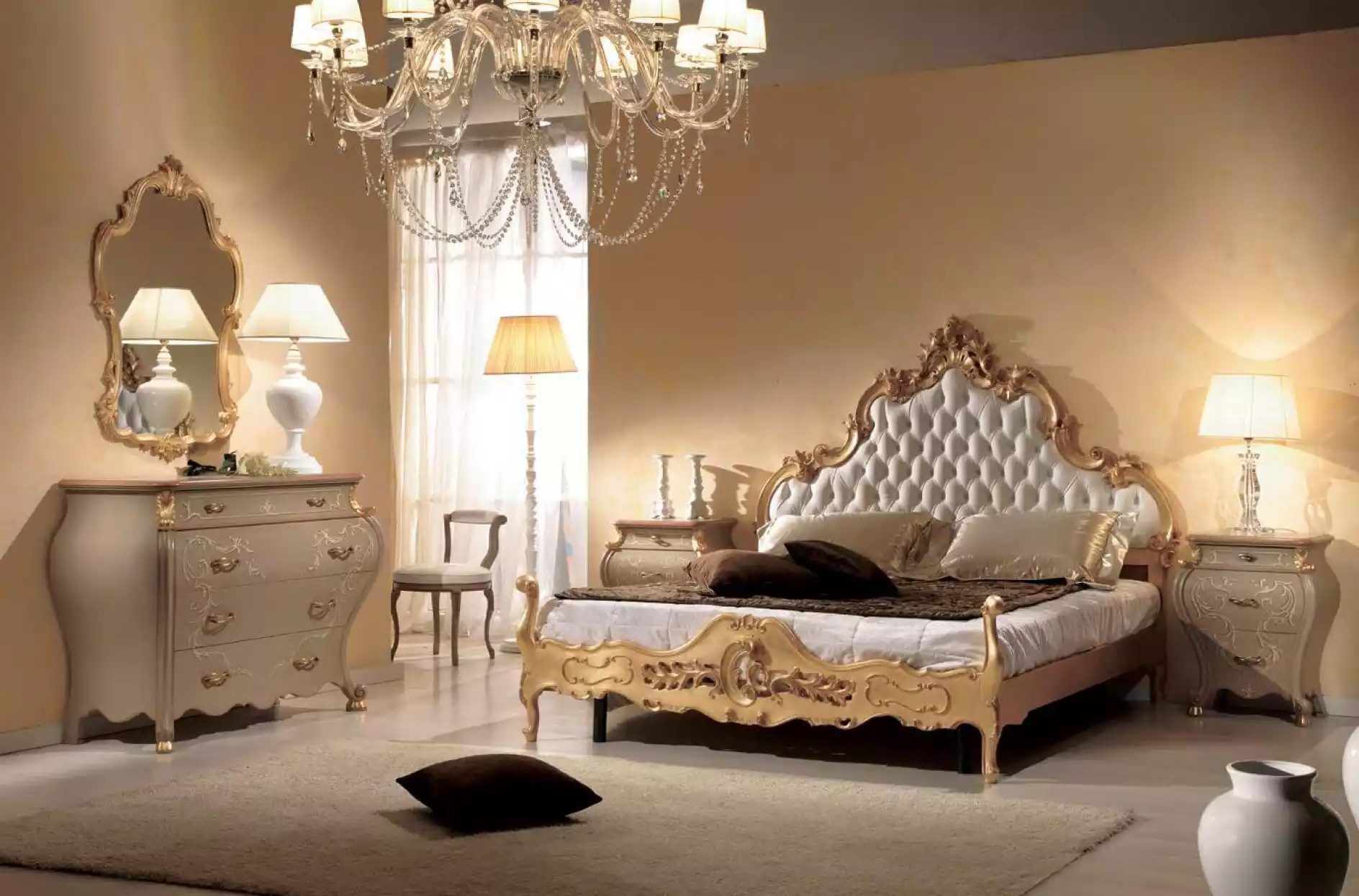 Xlmoebel Polsterbett Luxuriöses Chesterfield-Bett mit hochwertiger Polsterung (Polsterbett), Hergestellt in Europa