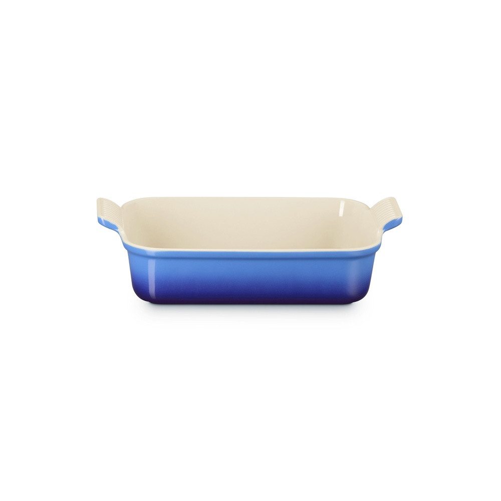 LE CREUSET Auflaufform LeCreuset Auflaufform rechteckig 32cm Tradition, Azure, Steinzeug
