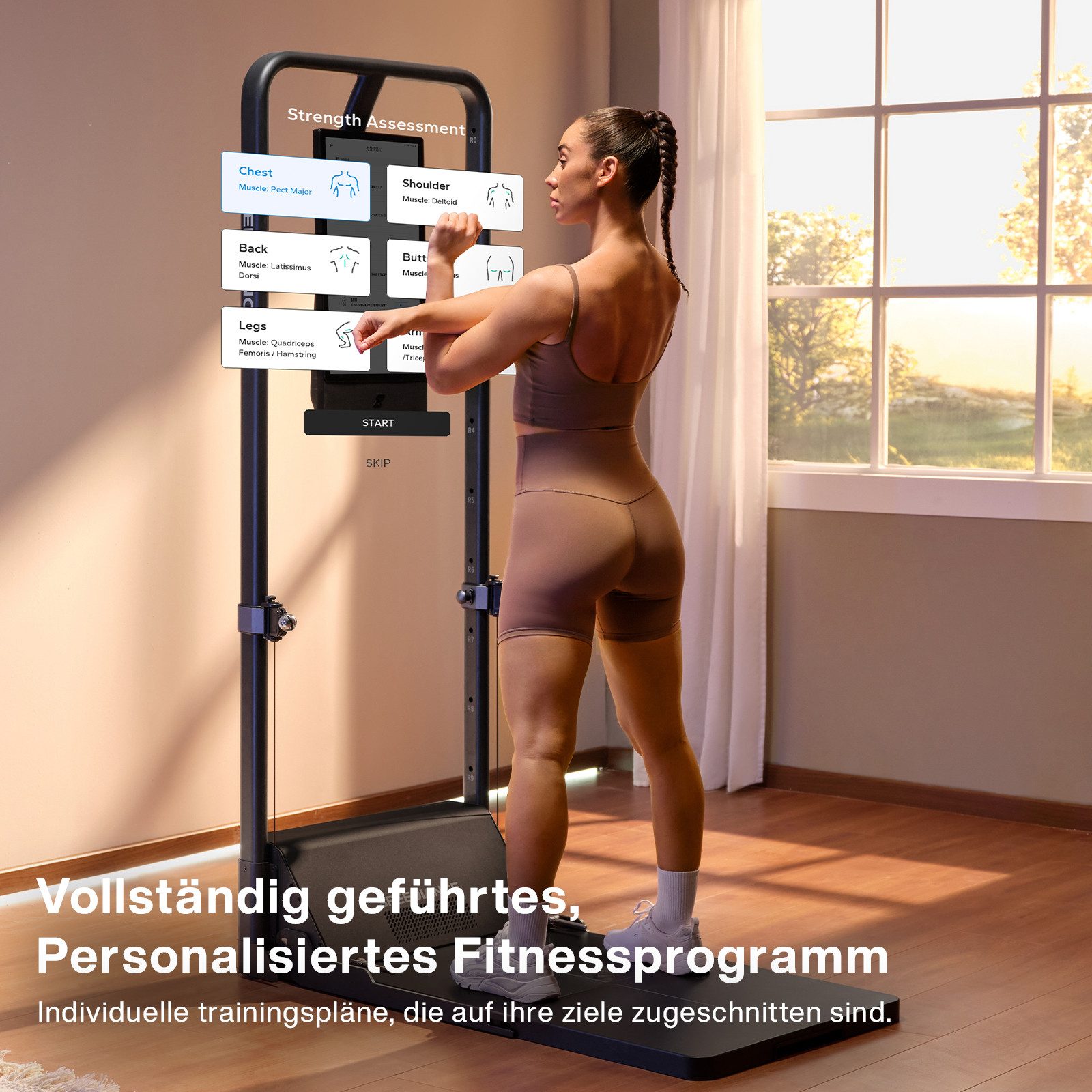 SPEEDIANCE Kraftstation Gym Monster 2, verbessertes KI-gesteuertes All-in-One Home Gym, Ganzkörper-Krafttraining Fitnessgeräte