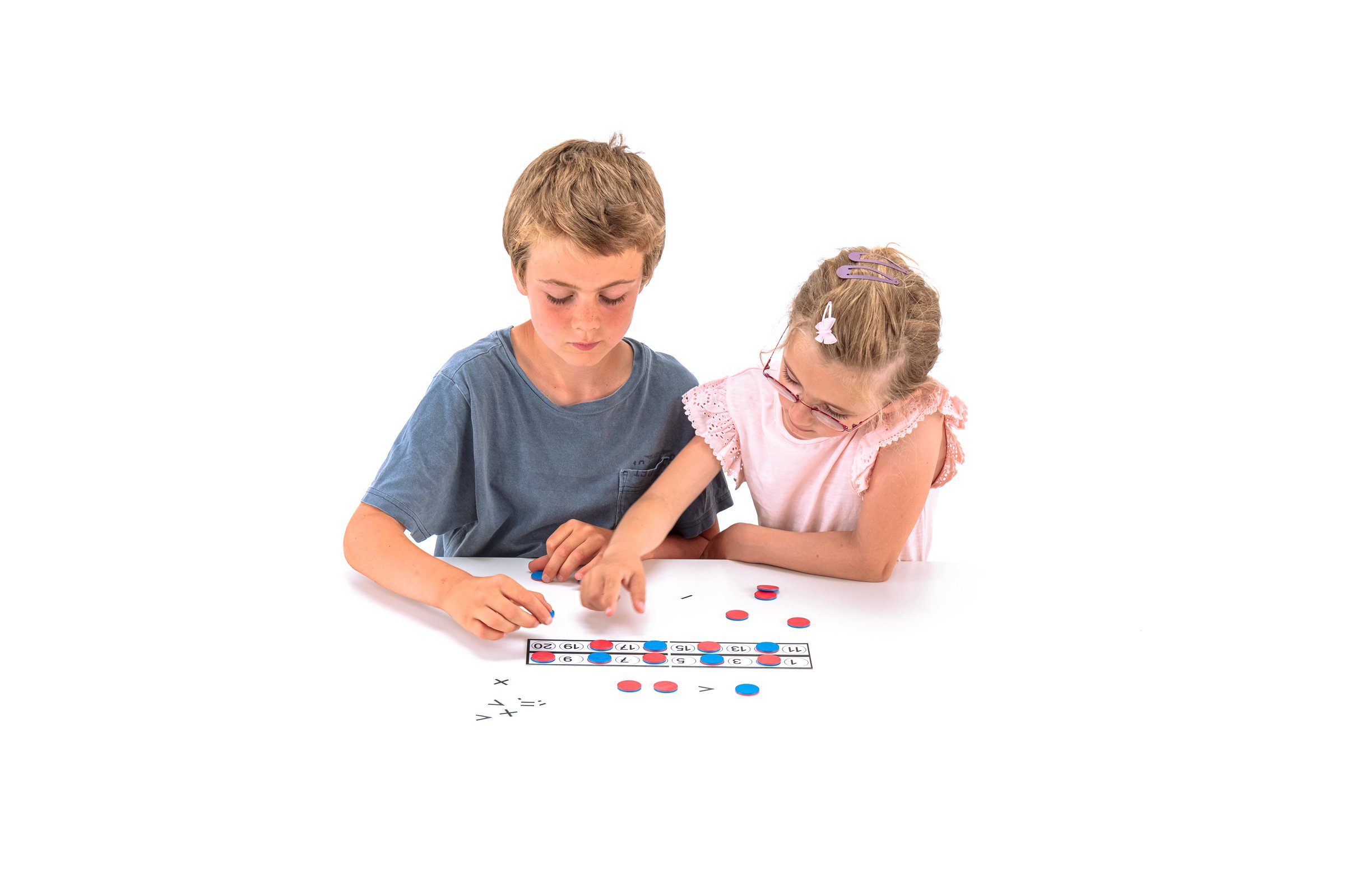 Wissner® aktiv lernen Lernspielzeug Rechenleiste mit Wendeplättchen und Rechenzeichen, RE-Plastic®, RE-Plastic® – Bild 4 von 5
