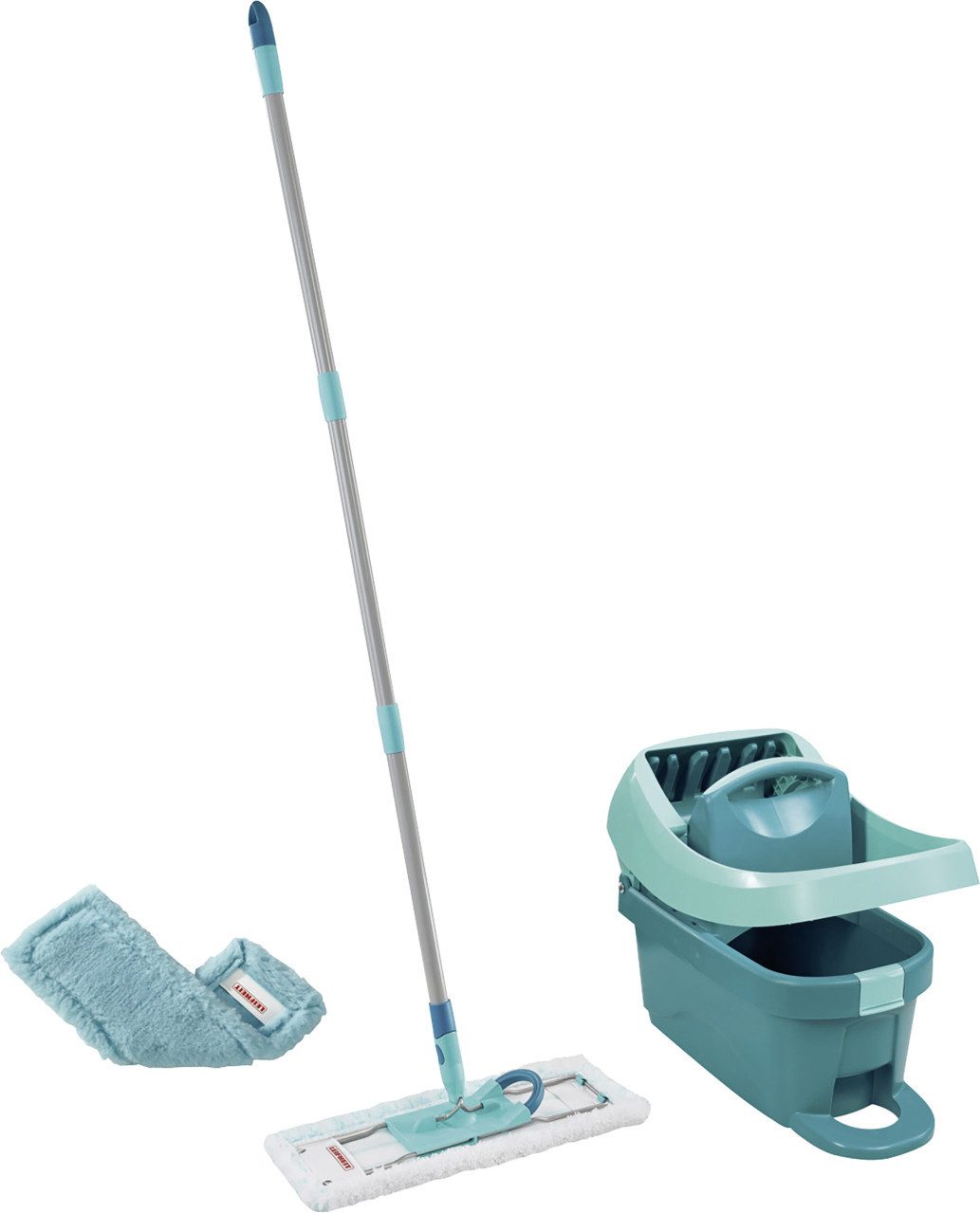 Leifheit Wischmopp Leifheit Bodenwischer Set Profi XL Mobile + static