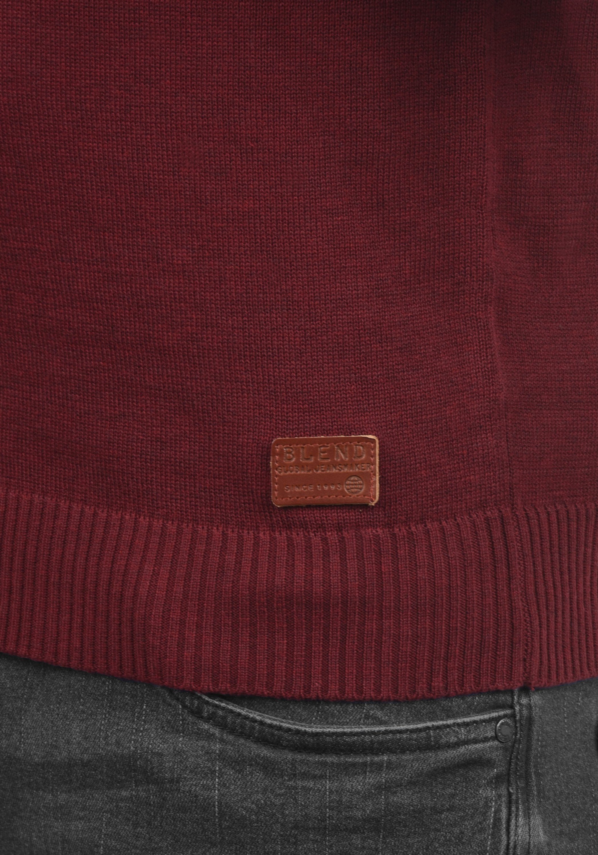 Blend Strickpullover BHLars Strickpullover mit aufgestickten Ellenbogenpatches