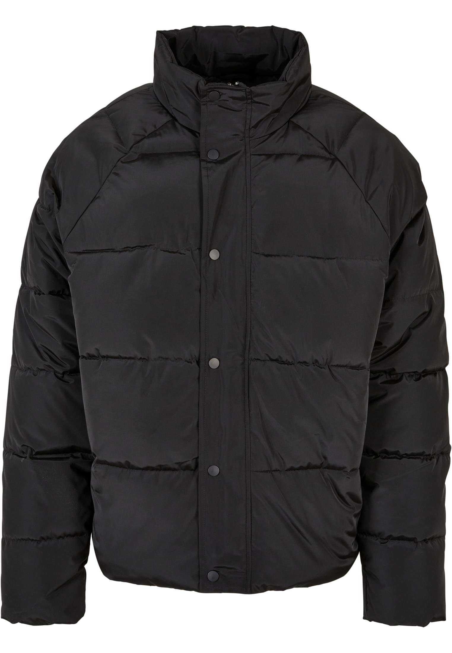 URBAN CLASSICS Jacket (1-St) Puffer Winterjacke Raglan Herren black